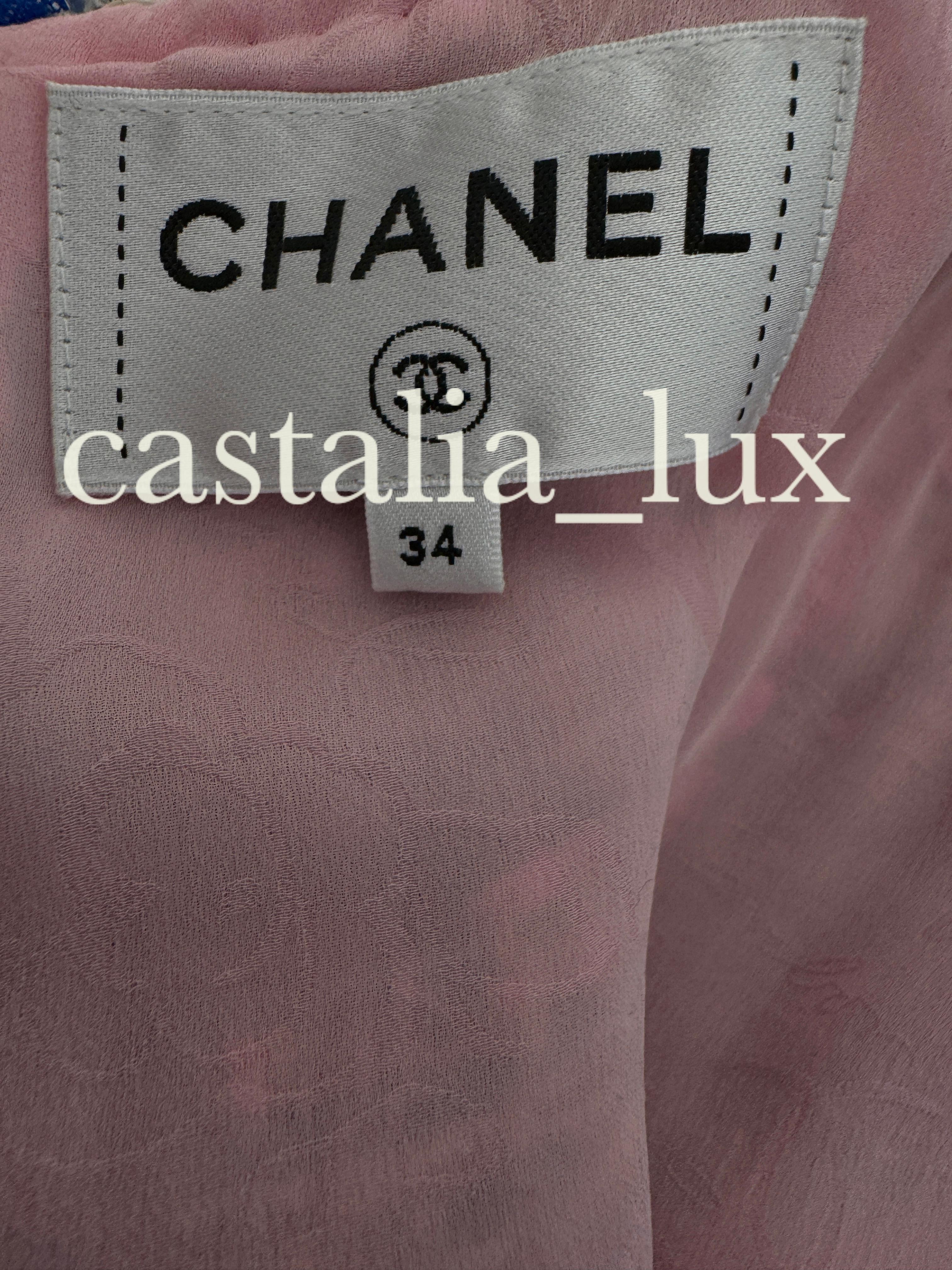 Chanel 7K$ New 2018 Spring Runway Tweed Dress For Sale 12