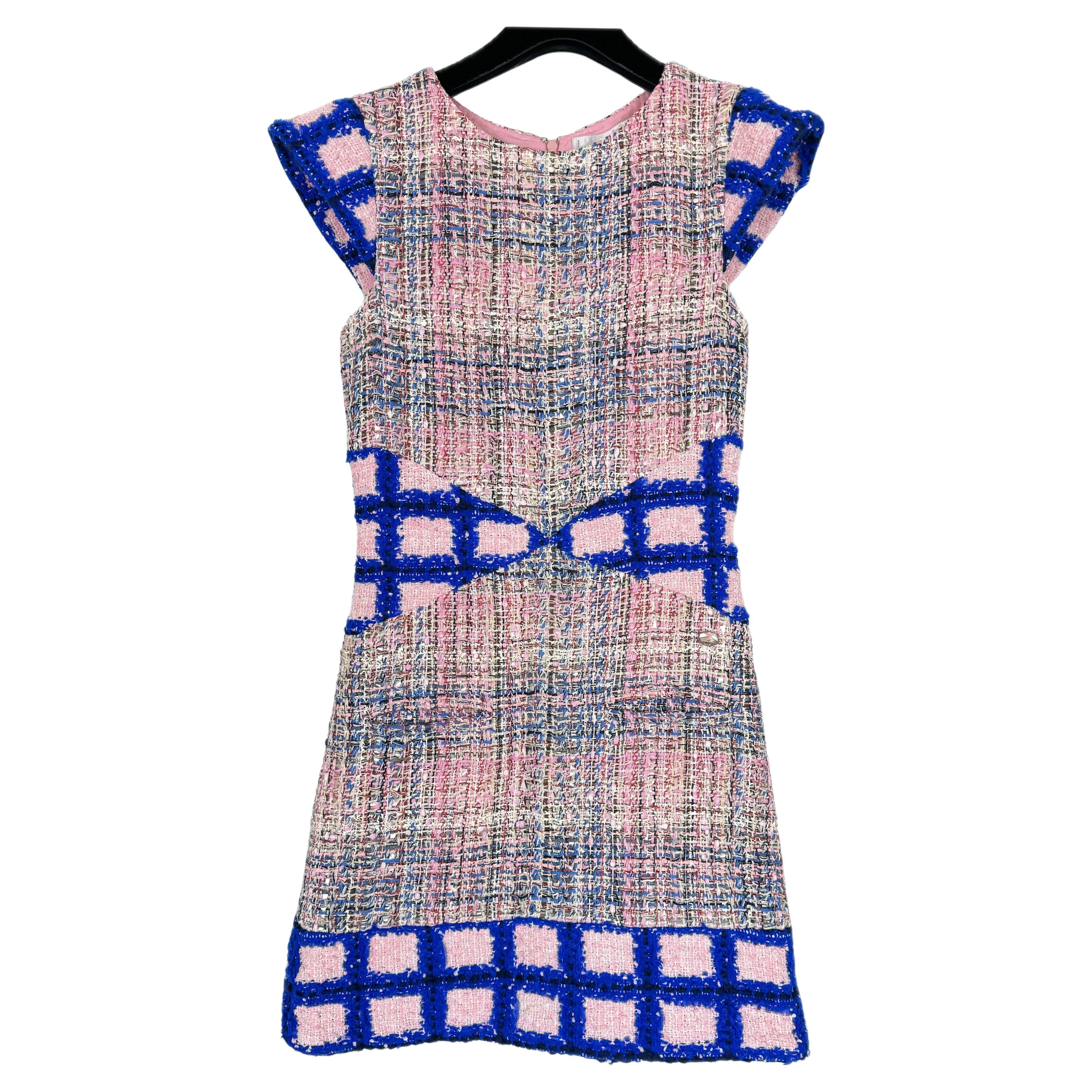 Vestido de tweed Chanel 7K$ Nueva Pasarela Primavera 2018