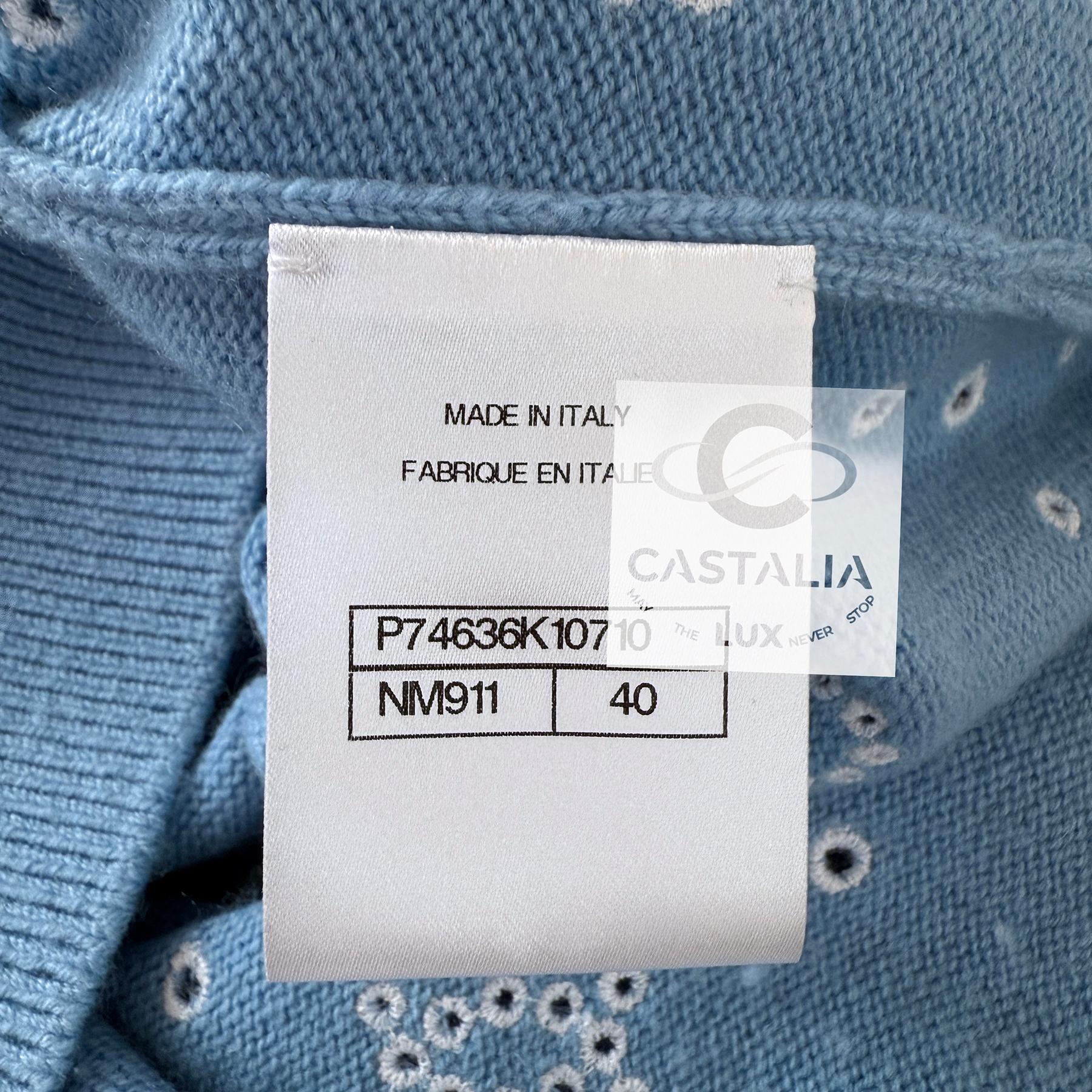 Chanel 7K$ New 2024 Spring Embroidered Cashmere Cardigan 40 FR 8