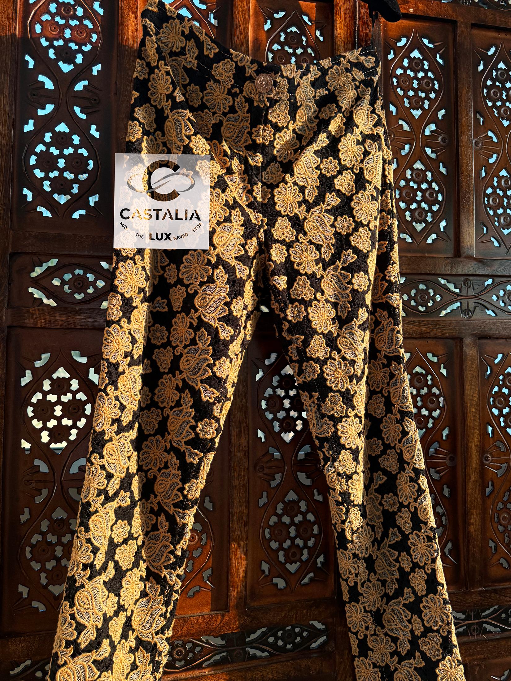 Chanel 7K$ New Exquisite Embroidery and Lace Trousers 5