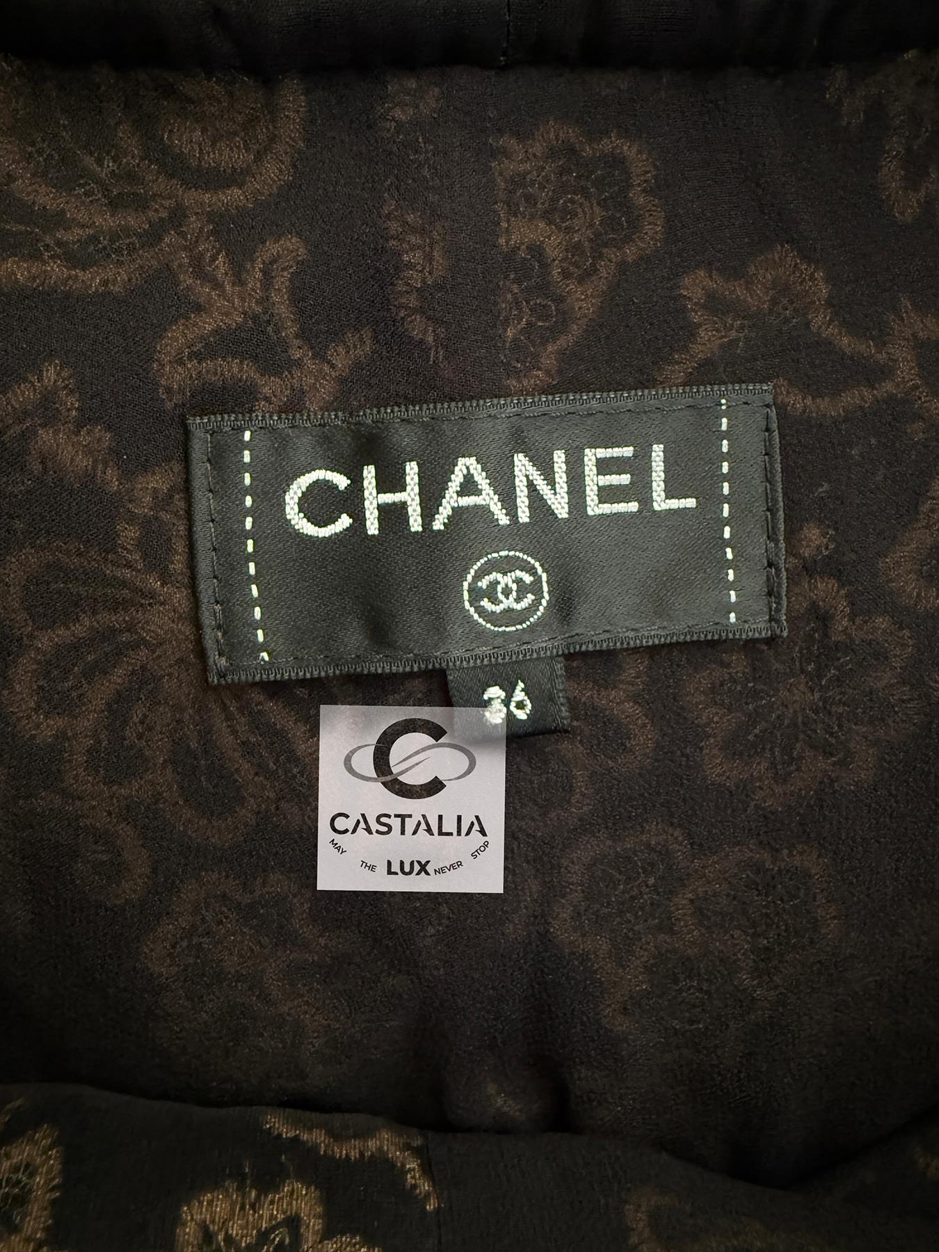 Chanel 7K$ New Exquisite Embroidery and Lace Trousers 6
