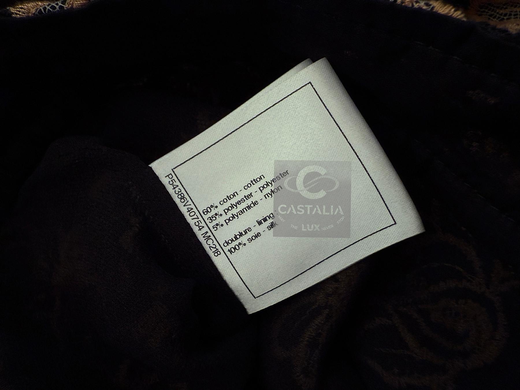 Chanel 7K$ New Exquisite Embroidery and Lace Trousers 8
