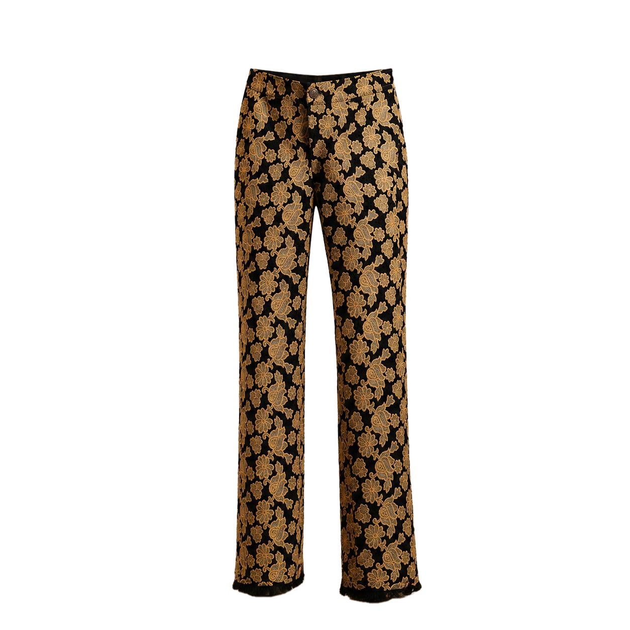 CHANEL 7K$ New Paris / ROME Pantalon brodé 36 FR