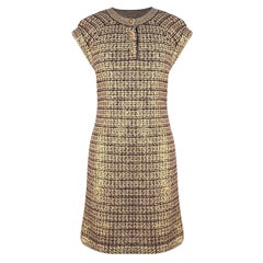 Chanel 7K$ París / Byzance CC Vestido Botones Grivoix 38 FR