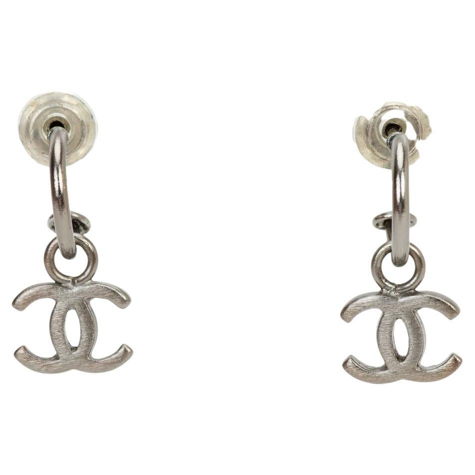 Chanel 80's Door Knocker Earrings For Sale