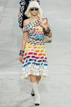 Chanel 8K$ Anna Wintour Style Iconic Colorama Dress