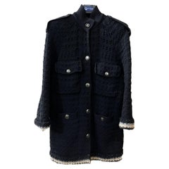 Chanel 8K$ CC Buttons Relaxed Style Coat