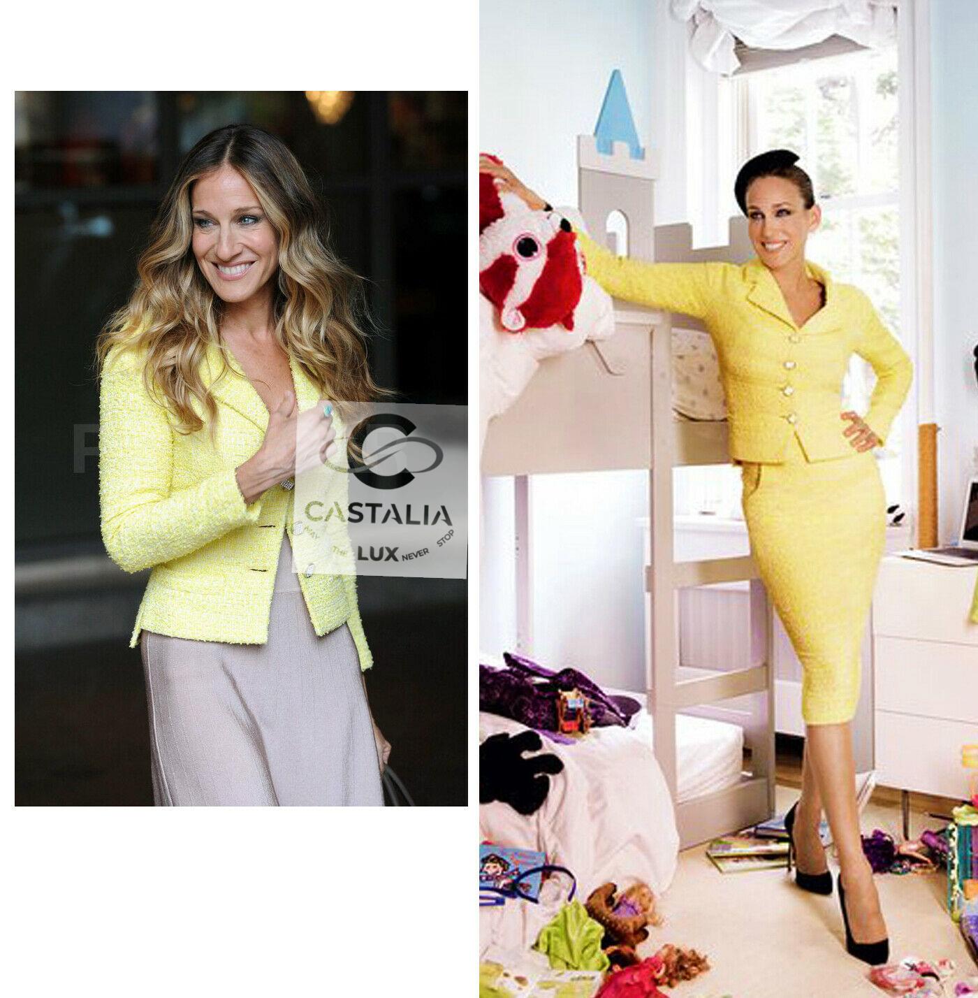 Chanel 8K$ CC Joya Gripoix Botones Vestido Tweed 38 FR en Excelente Estado en Dubai, AE
