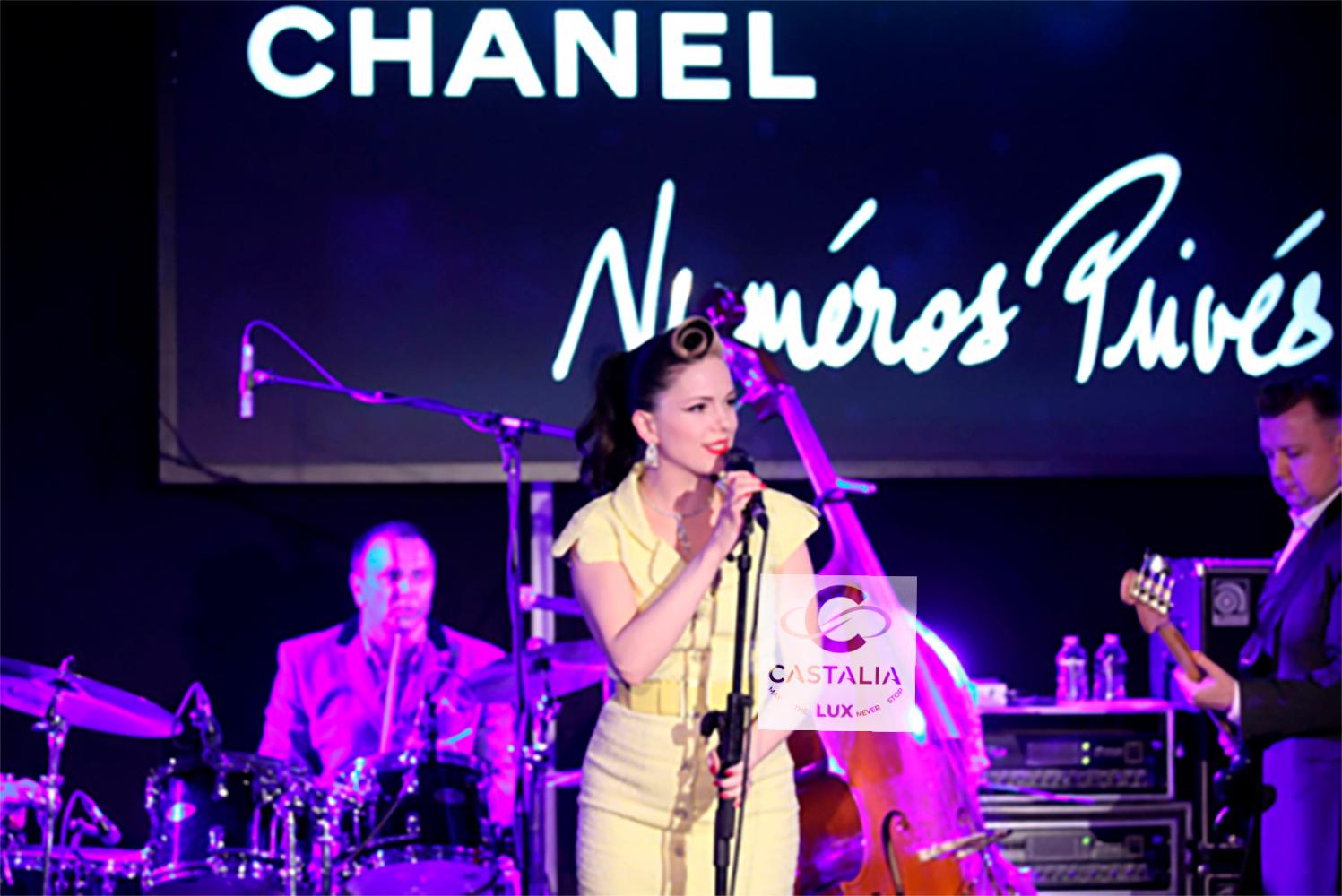 Chanel 8K$ CC Joya Gripoix Botones Vestido Tweed 38 FR Amarillo