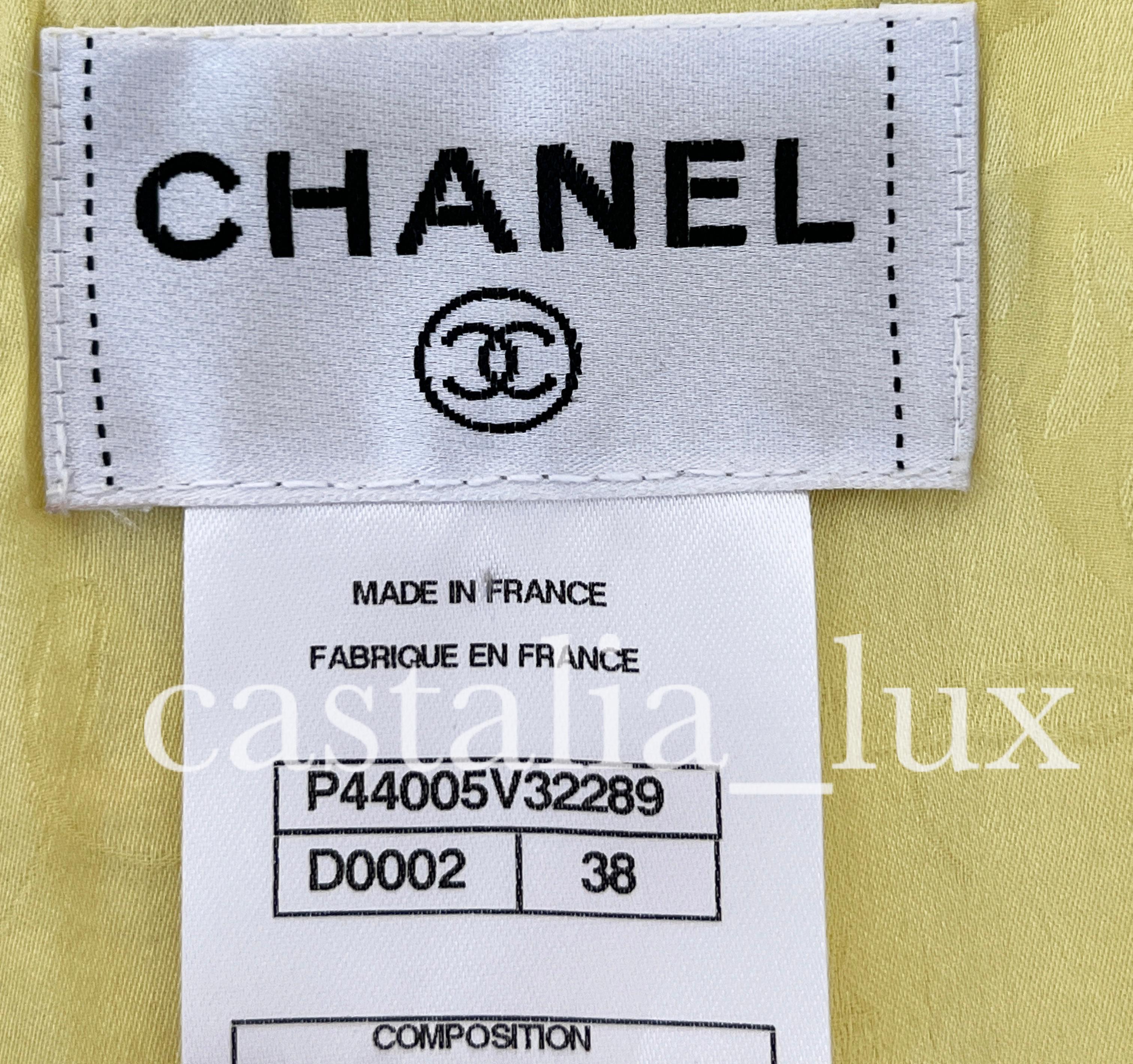 Chanel 8K CC Jewel Gripoix Buttons Tweed Dress For Sale 9