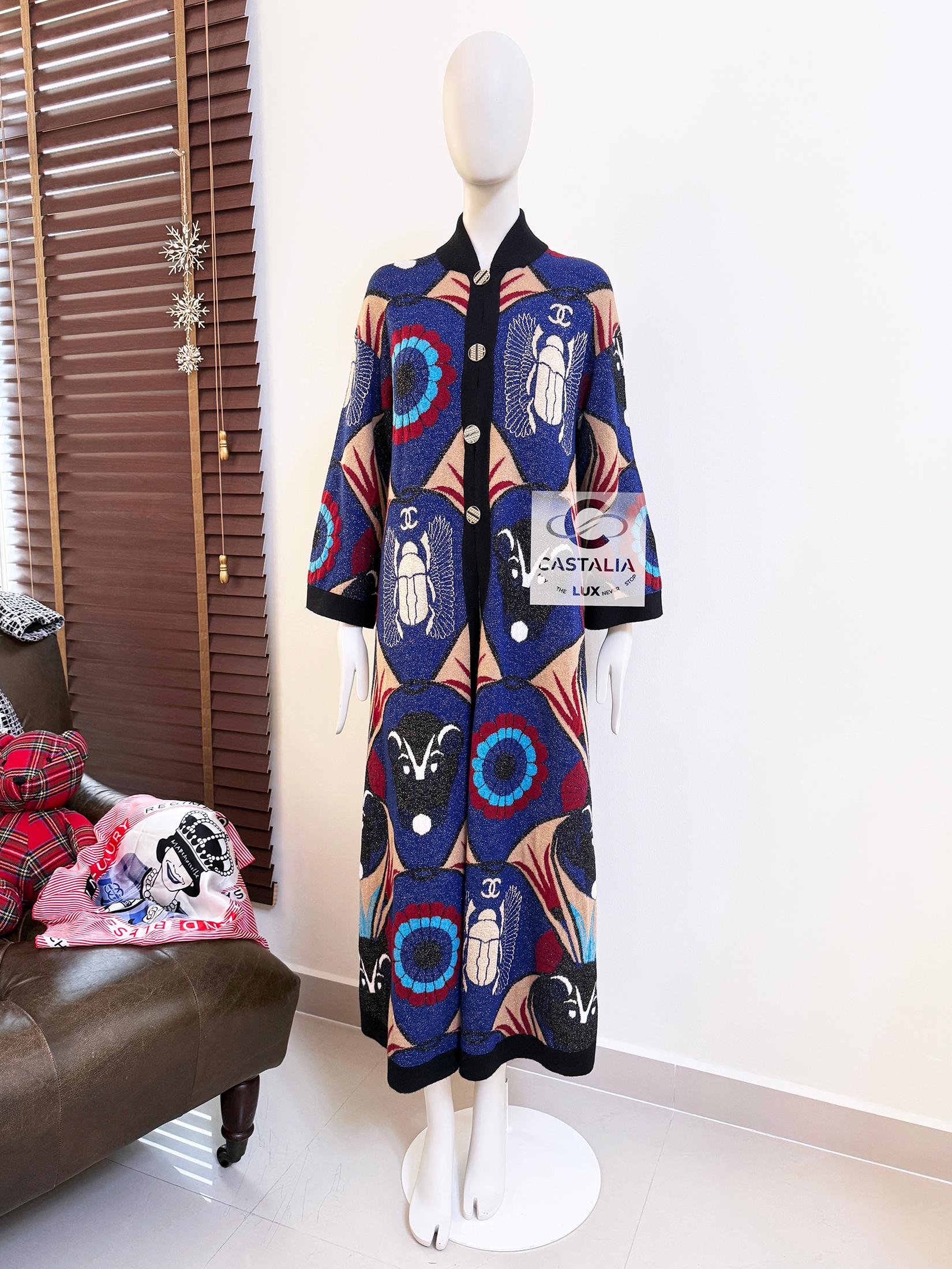 Chanel 8K$ Nuevo CC Escarabajo Maxi Abrigo Cachemira 34 FR en Nuevo Estado en Dubai, AE