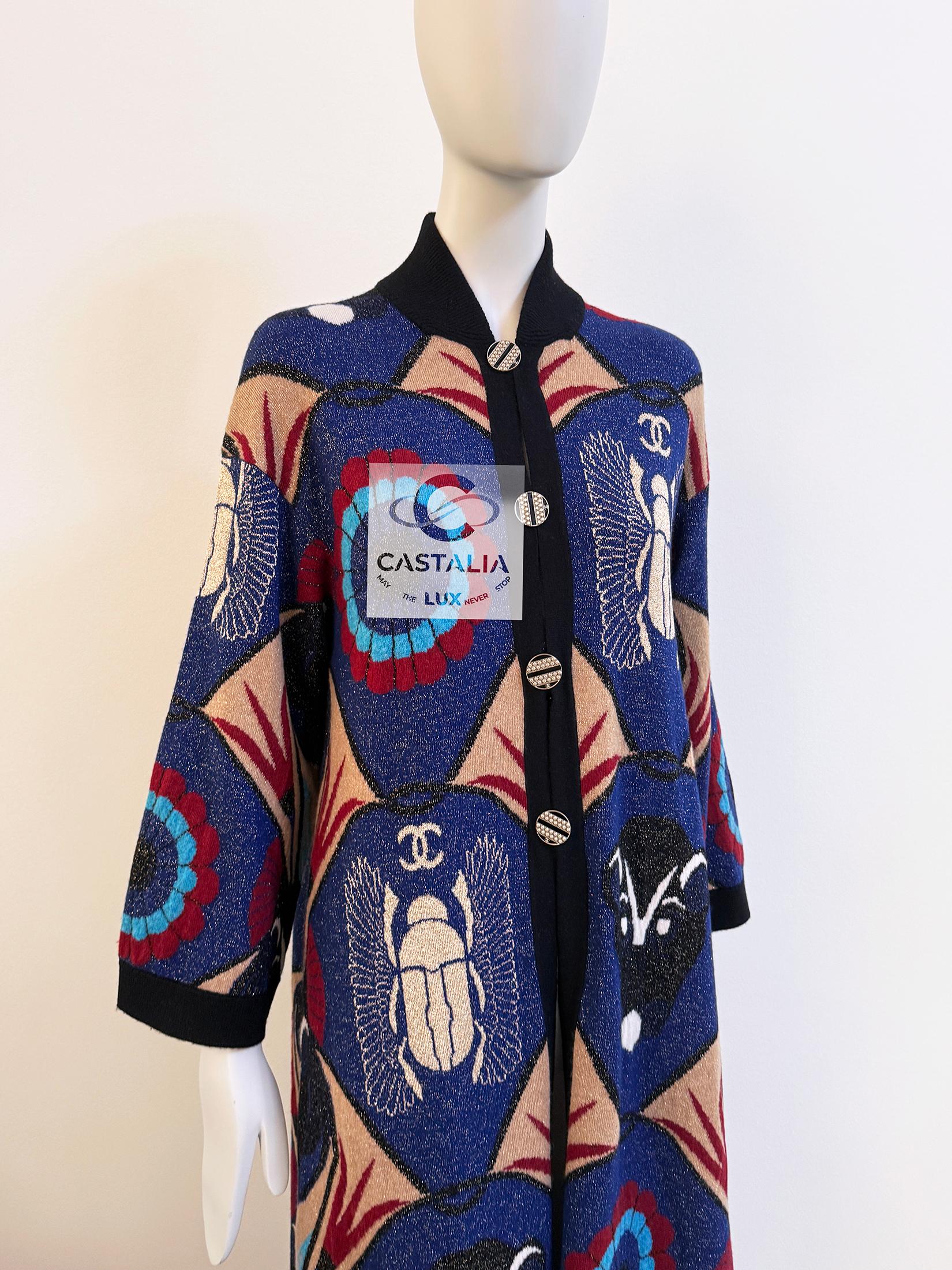 Femenino o masculino Chanel 8K$ Nuevo CC Escarabajo Maxi Abrigo Cachemira 34 FR