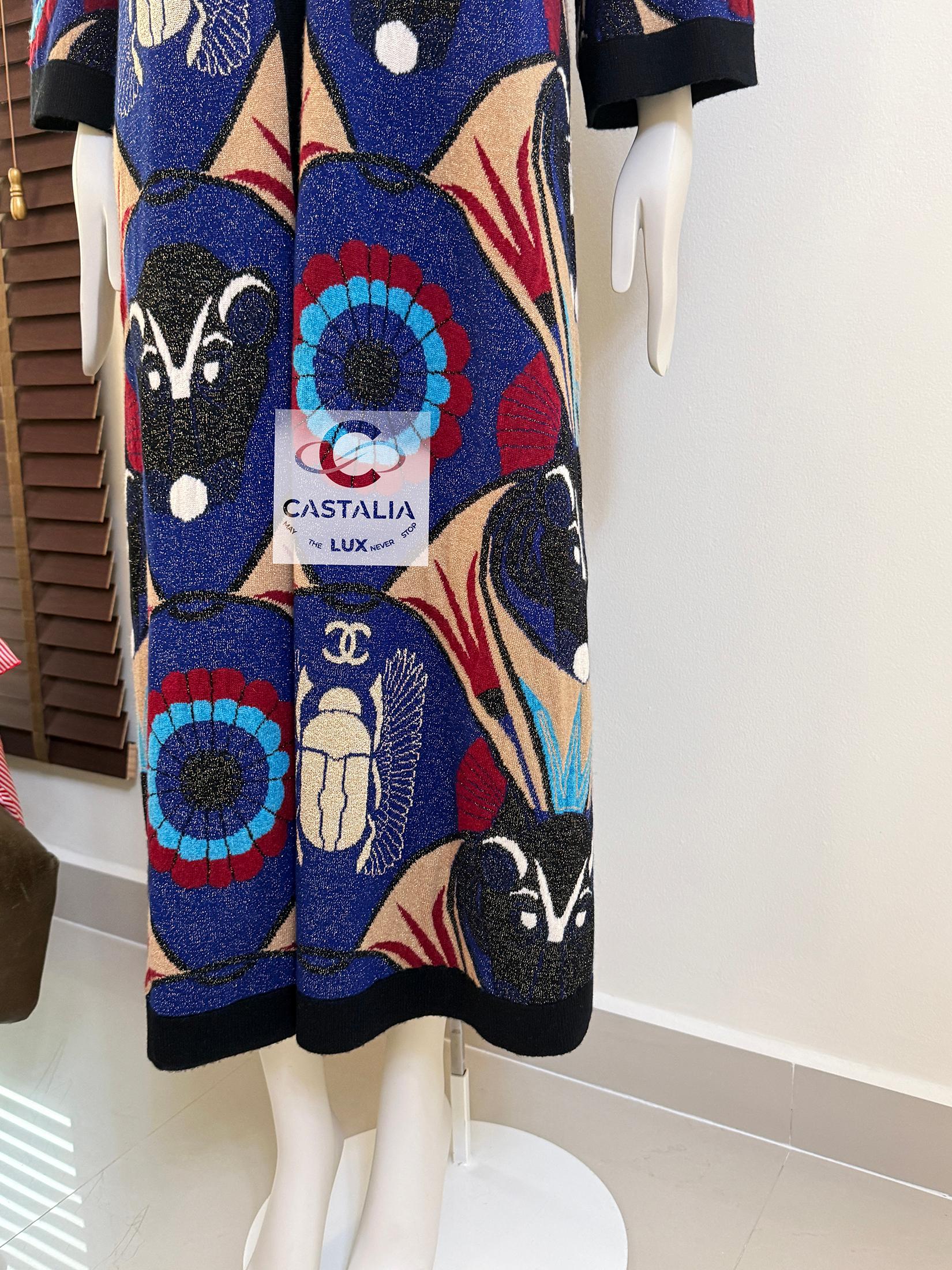 Chanel 8K$ CC Skarabäus Maxi-Kaschmirmantel 6