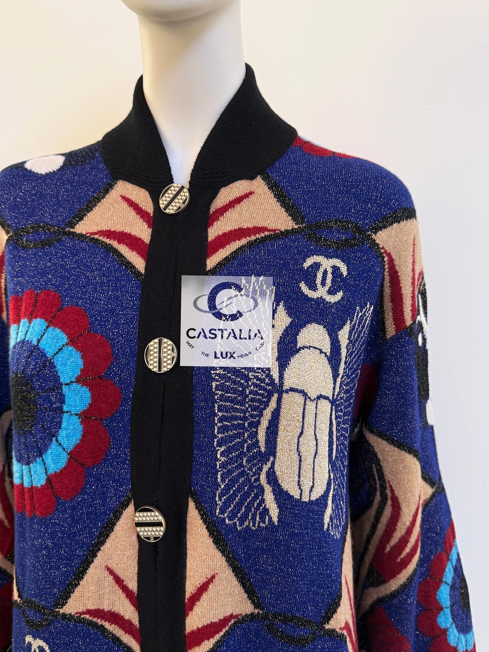 Chanel 8K$ CC Skarabäus Maxi-Kaschmirmantel 1