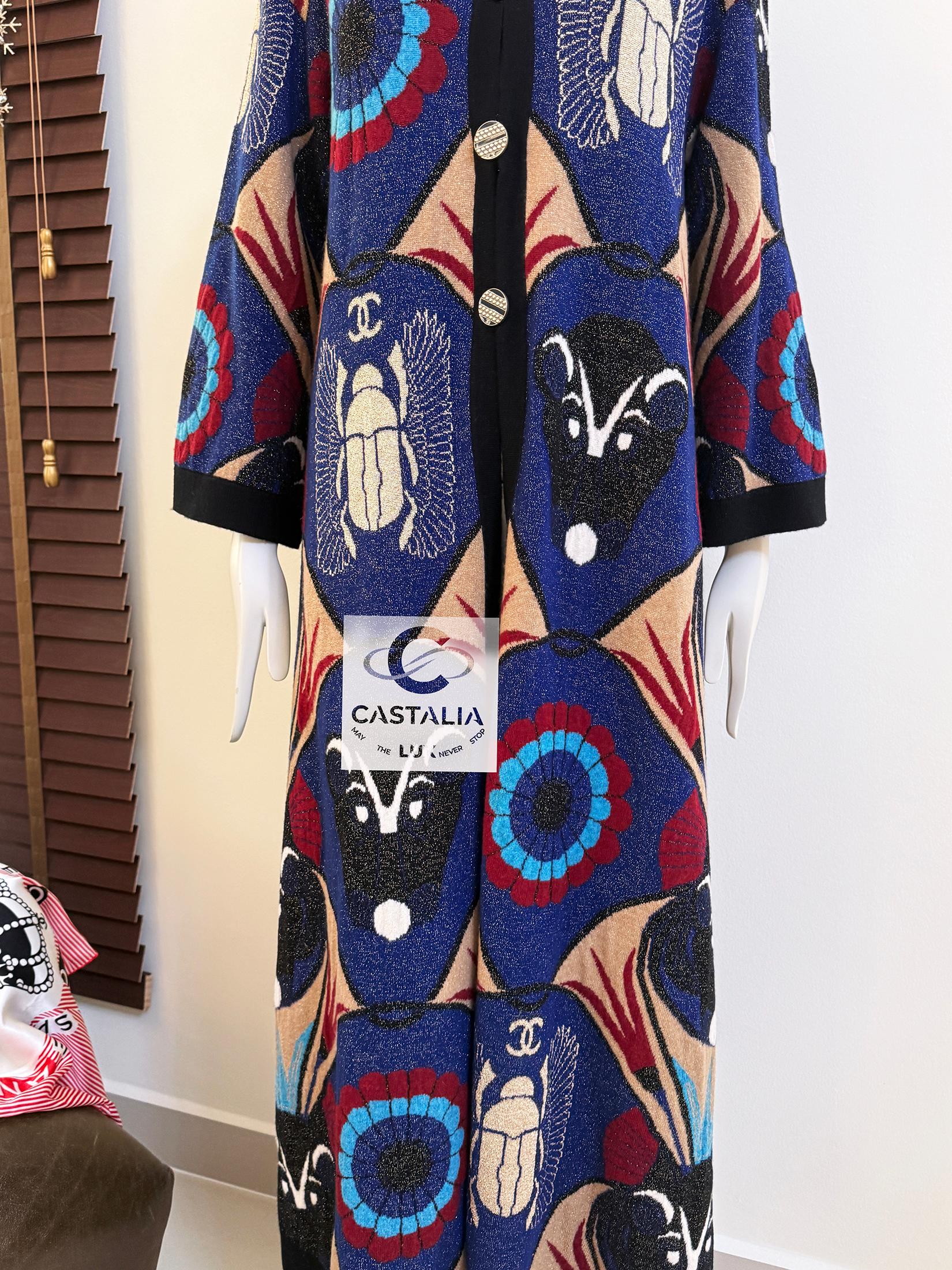 Chanel 8K$ CC Skarabäus Maxi-Kaschmirmantel 2