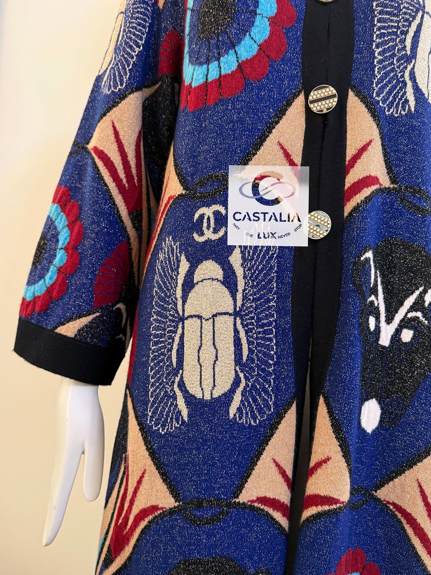 Chanel 8K$ CC Skarabäus Maxi-Kaschmirmantel 3