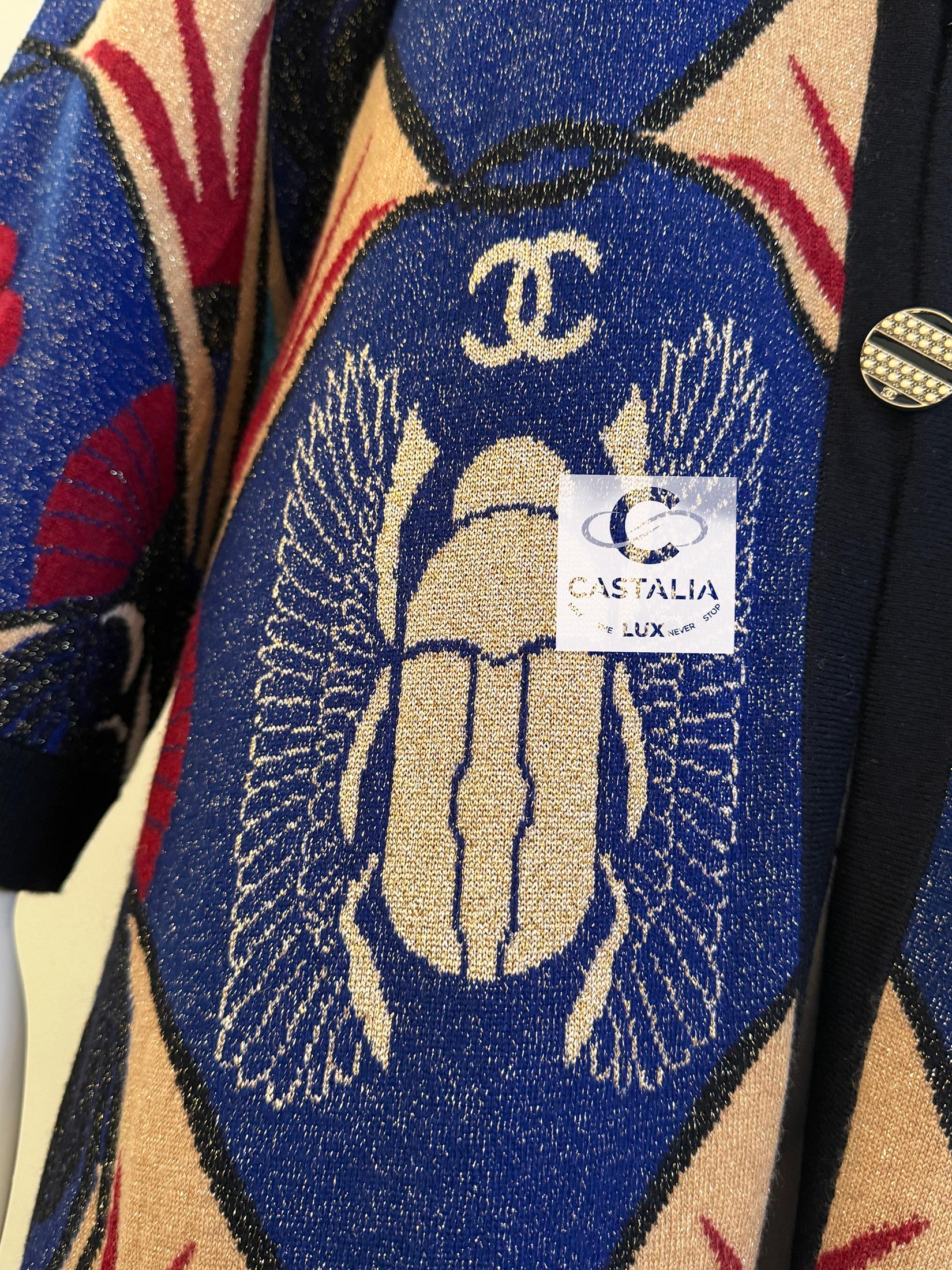 Chanel 8K$ CC Skarabäus Maxi-Kaschmirmantel 4