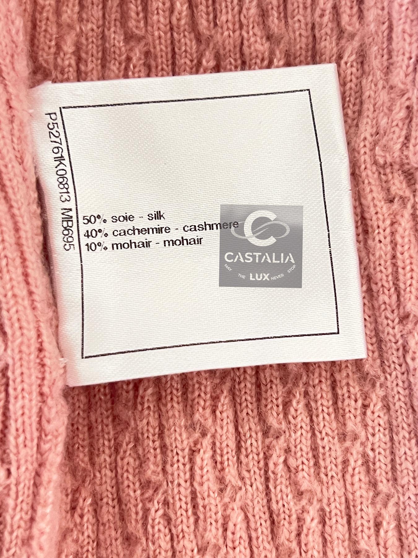 Chanel 8K$ Coco Brasserie Pastel Pink Jacket Dress 7