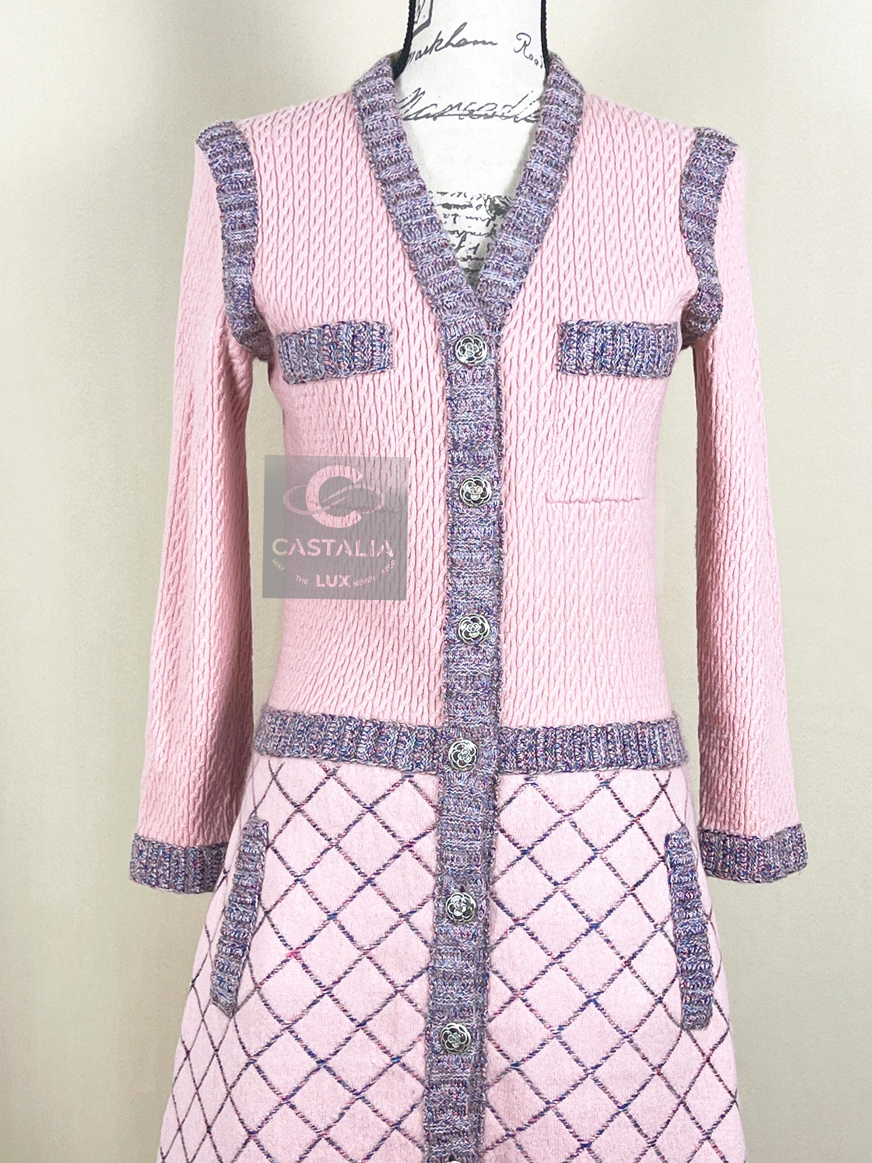 Chanel 8K$ Coco Brasserie Pastel Pink Jacket Dress 2