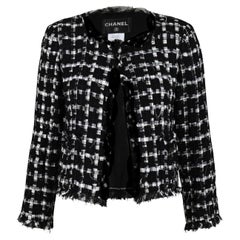 Chanel  8K$ Jewel Buttons Ribbon Tweed Jacket 42 FR