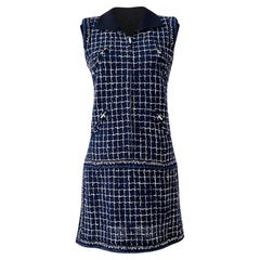 Chanel 8K$ Navy Tweed Dress