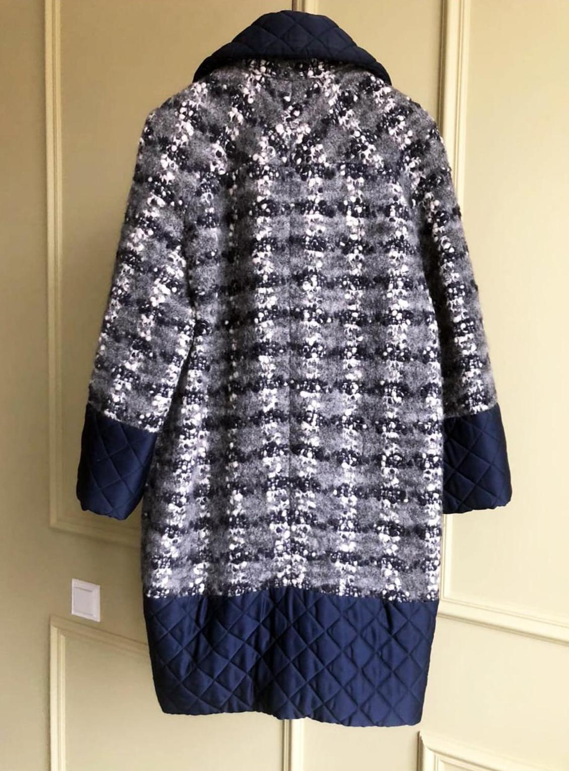 Chanel 8K$ New Boucle Tweed Coat 2