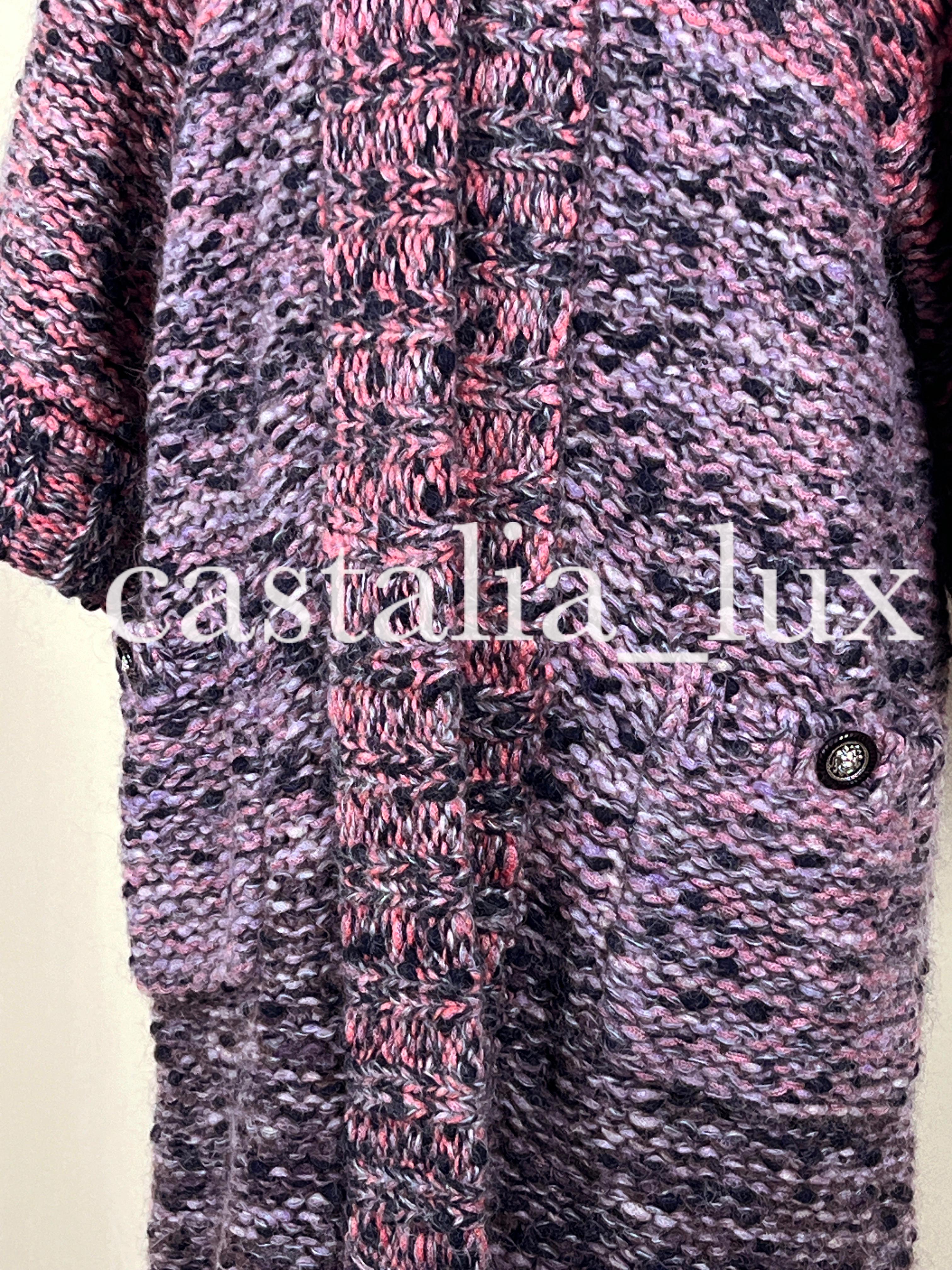 Chanel 8K New CC buttons Oversized Boucle Coat 2