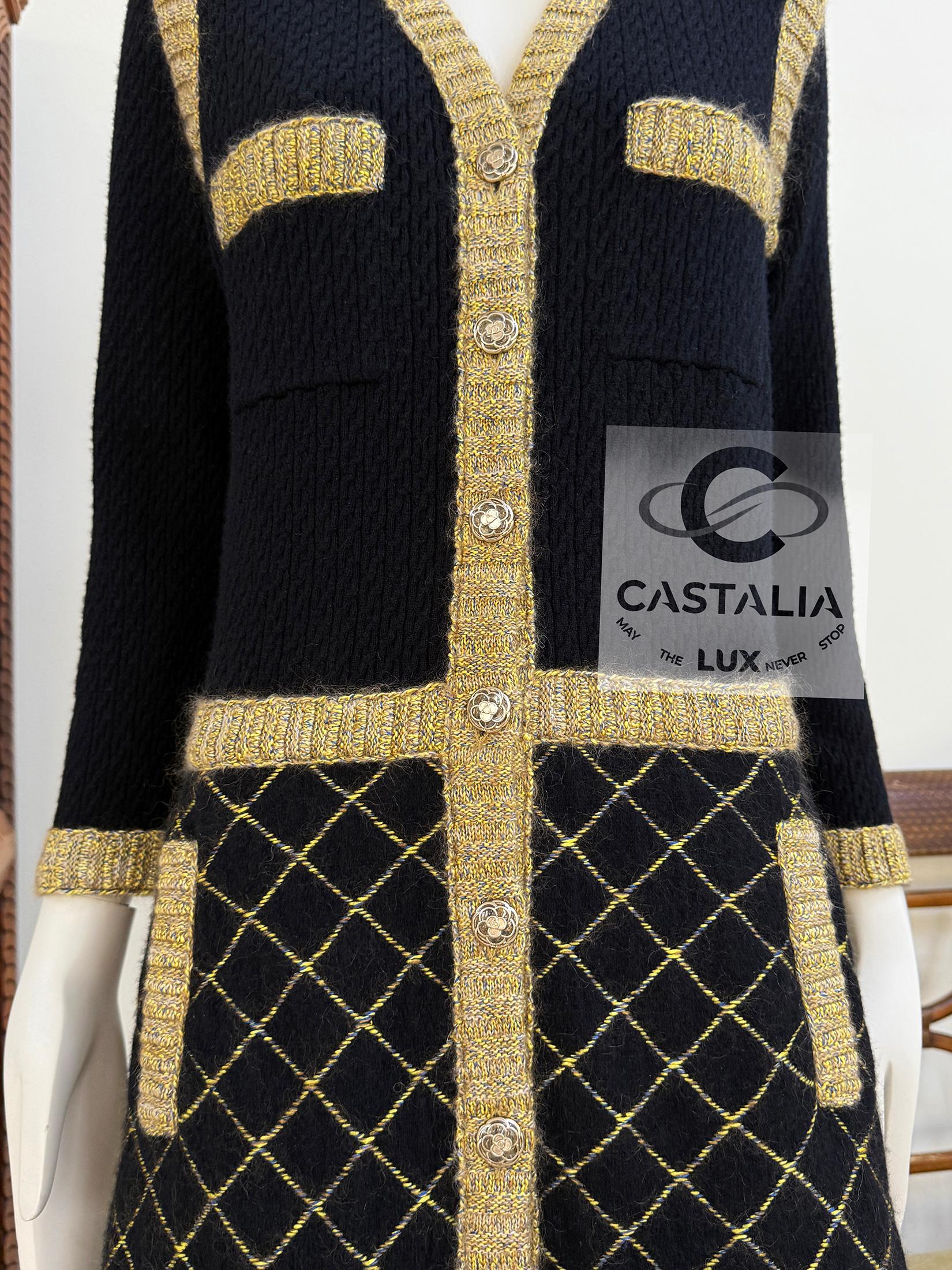 Chanel 8K$ New Coco Brasserie Runway Jacket Dress 38 FR For Sale 4