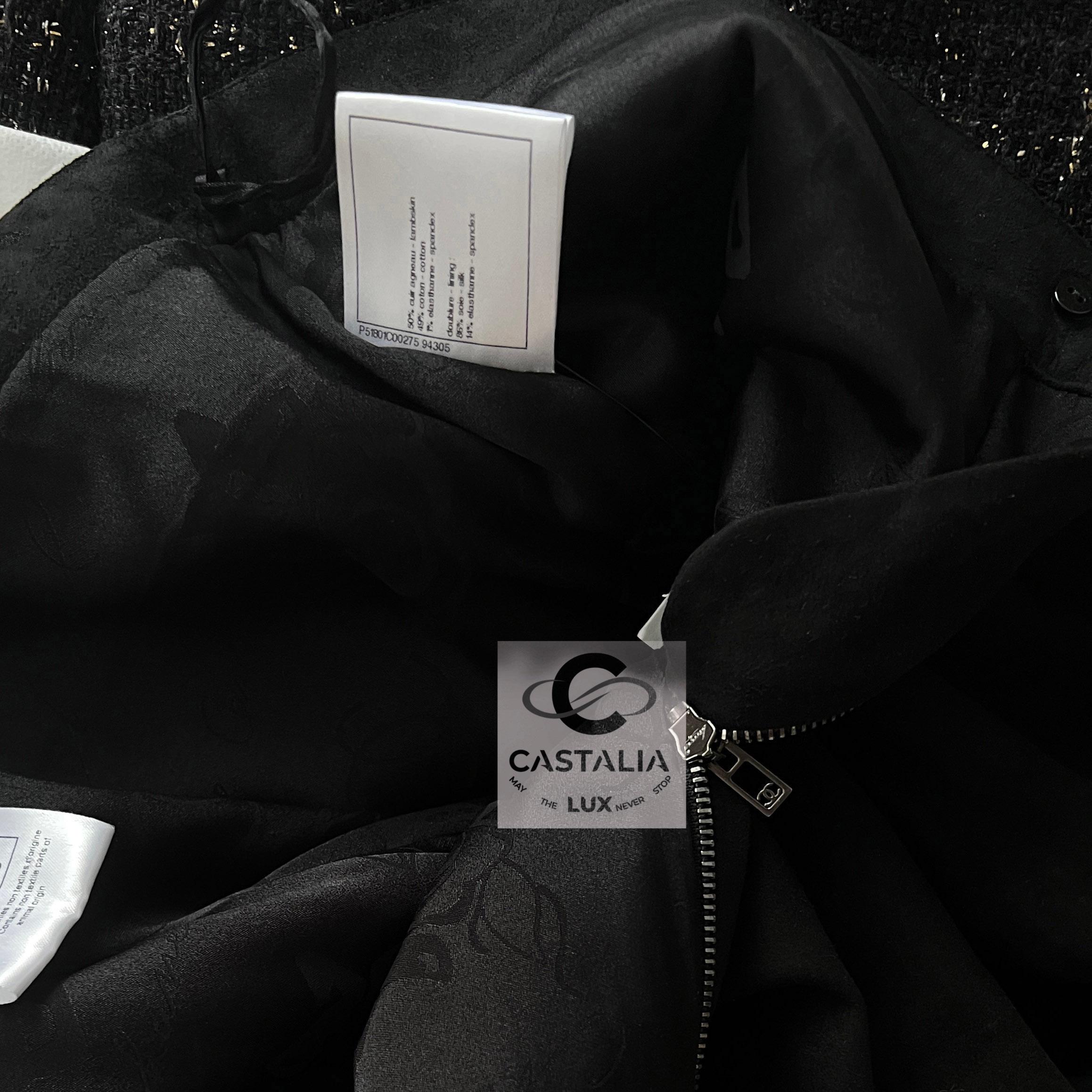 Chanel 8K$ Nuovi Pantaloni Couture Stile Gisele Bundchen 36 FR in vendita 11