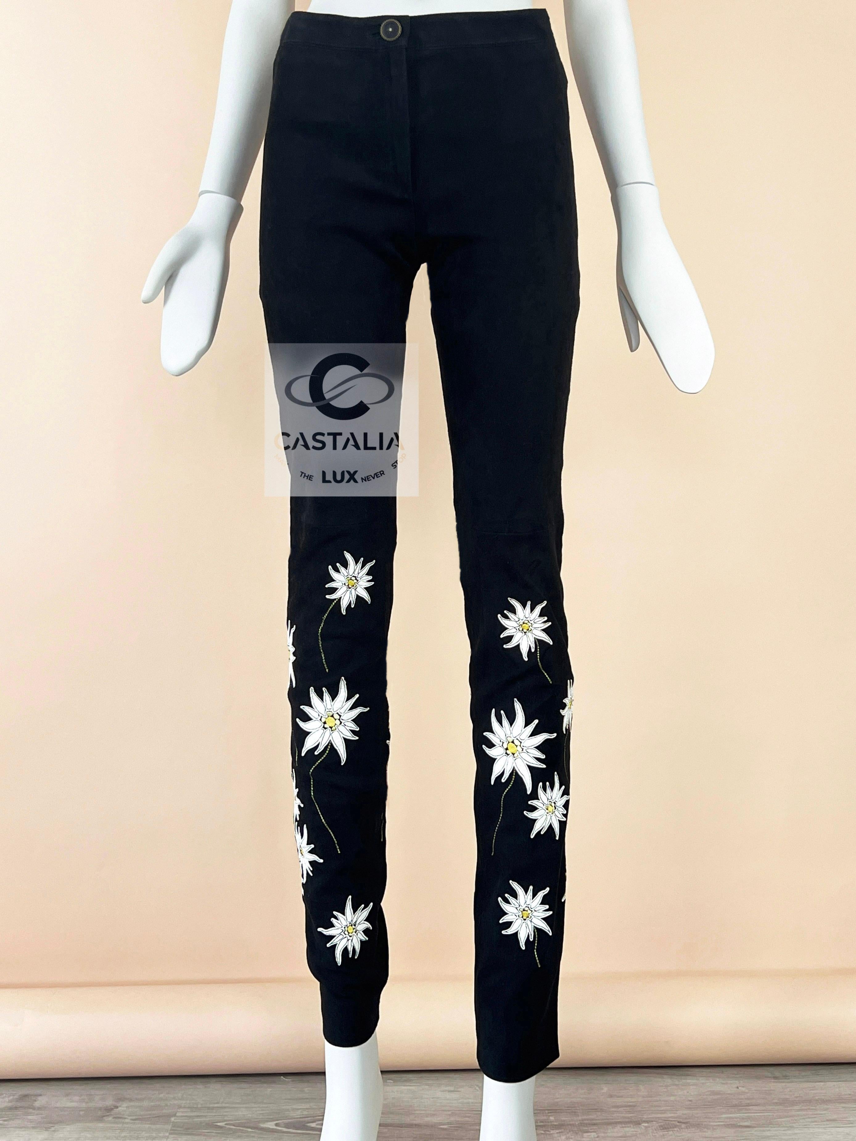 Chanel 8K$ Nuovi Pantaloni Couture Stile Gisele Bundchen 36 FR in vendita 2