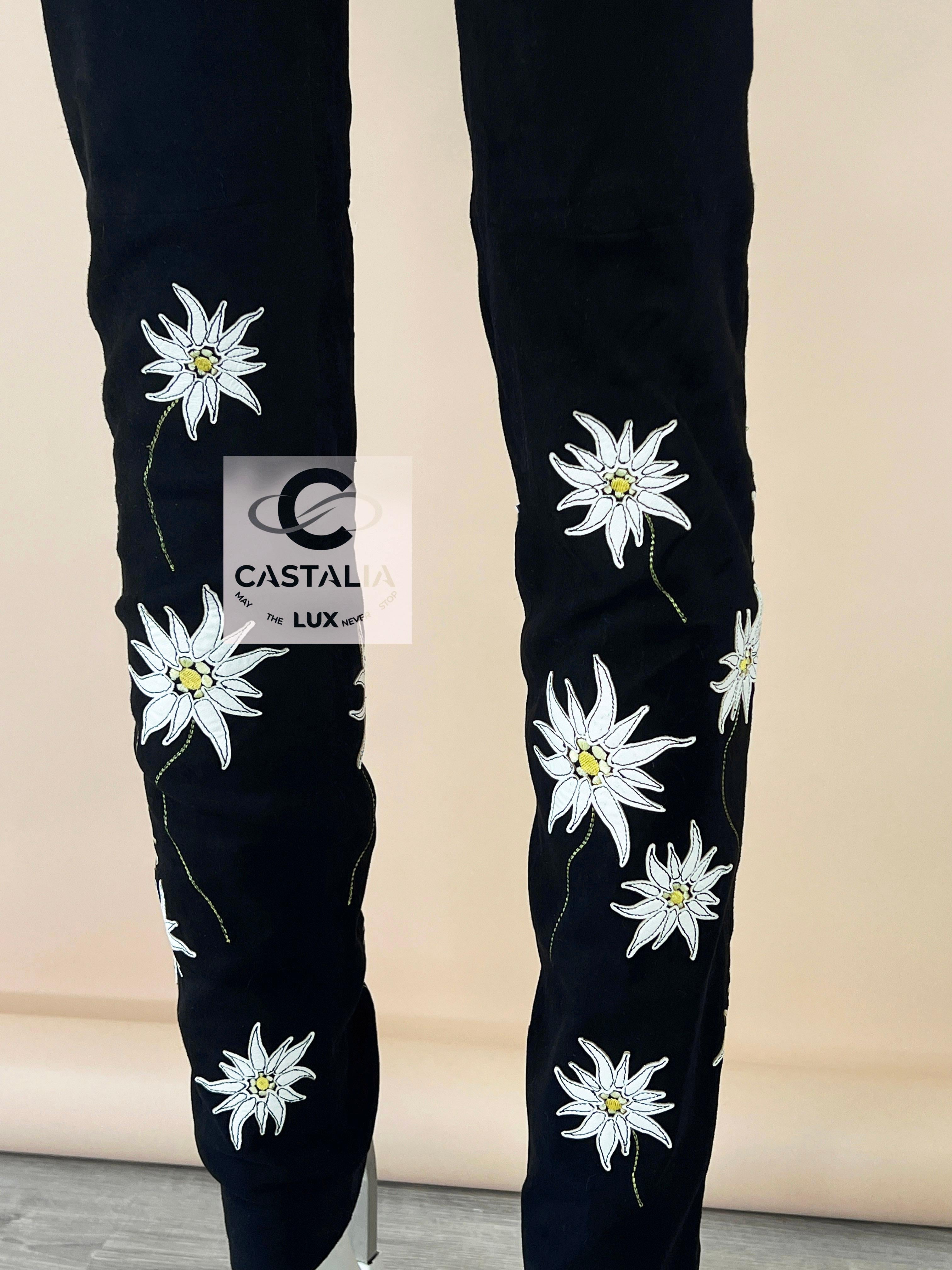 Chanel 8K$ Nuovi Pantaloni Couture Stile Gisele Bundchen 36 FR in vendita 4