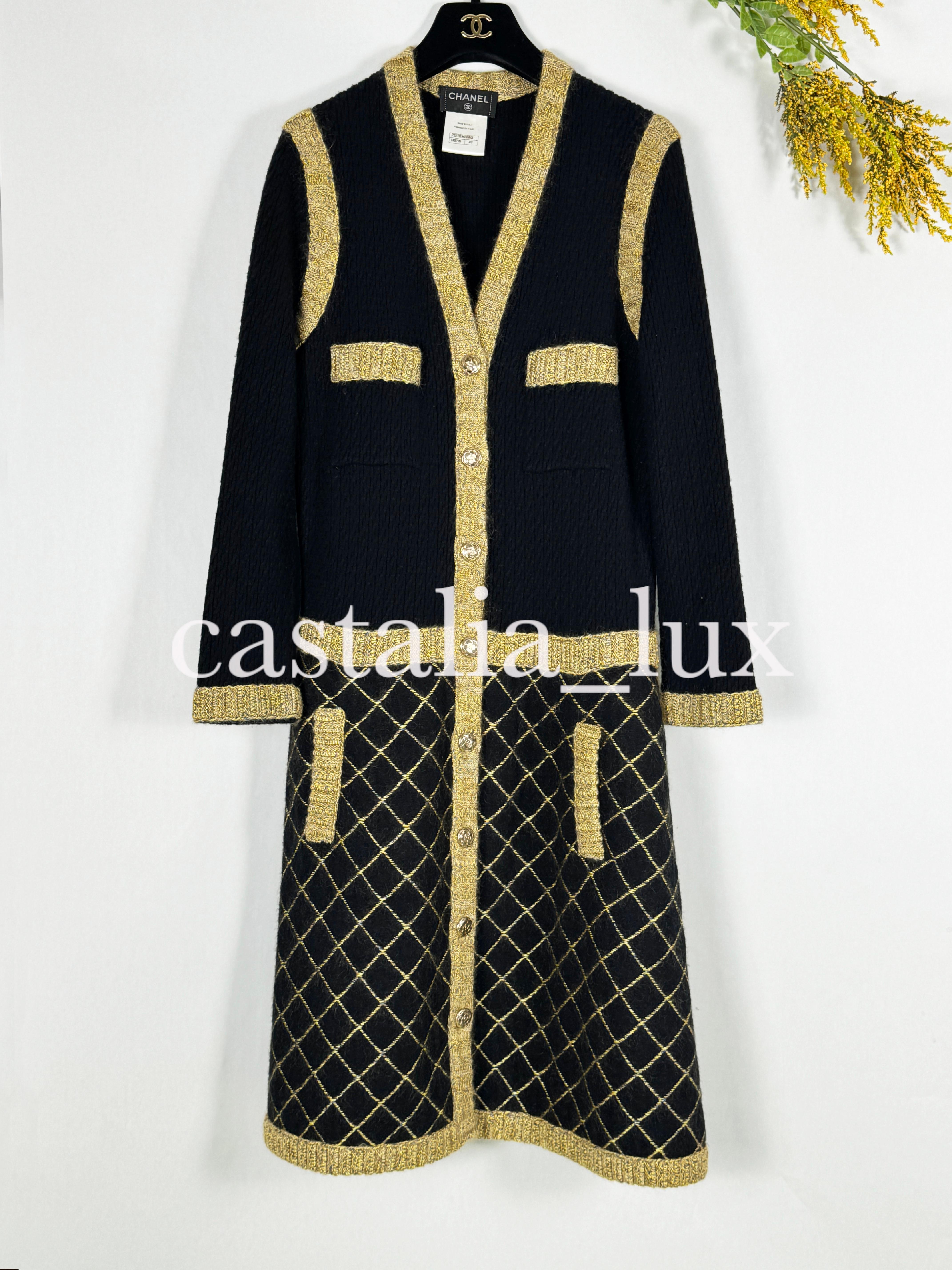 Chanel 8K$ Nuevo Vestido Chaqueta Acolchada Icónica Coco Chanel 9