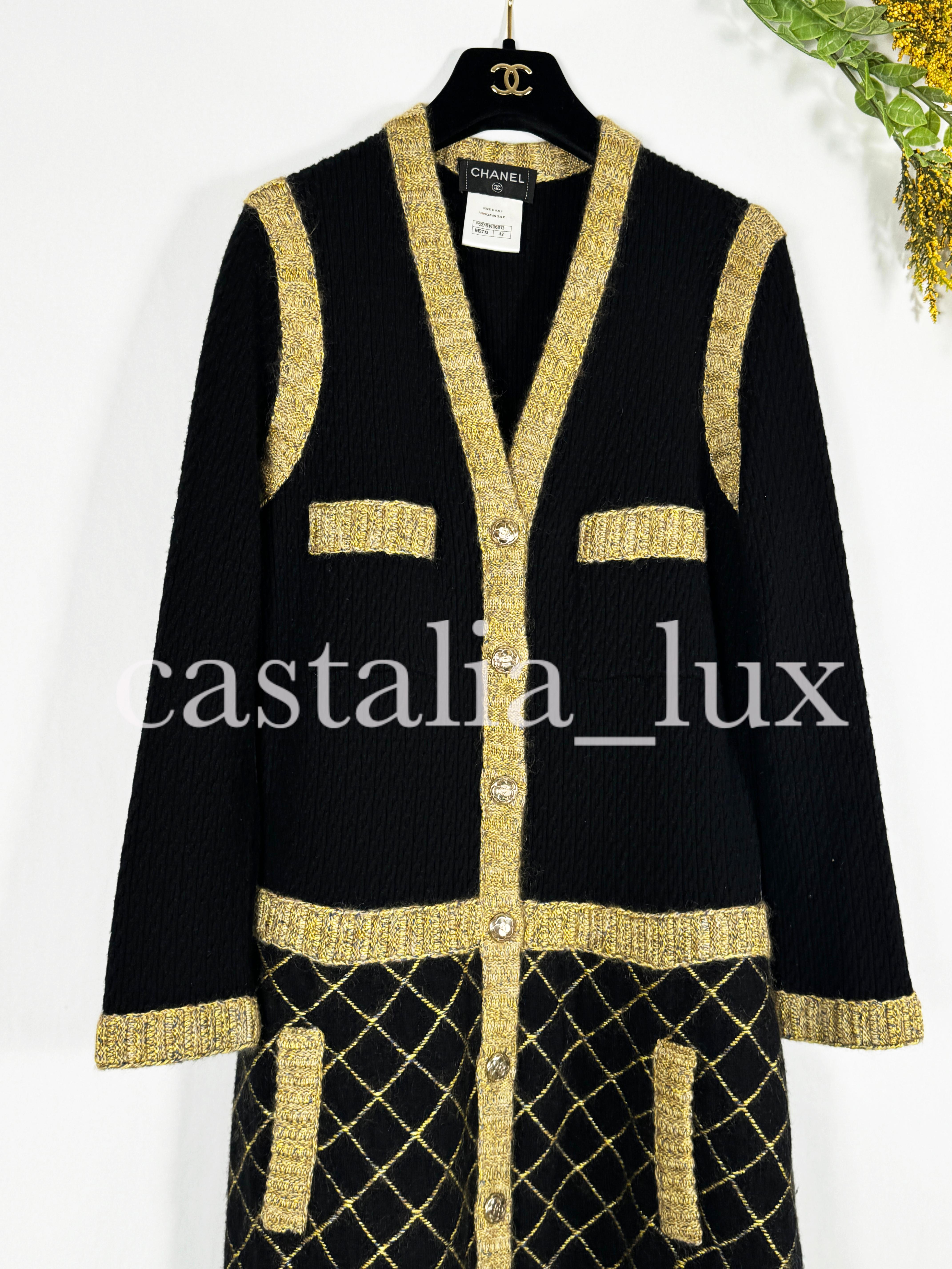 Chanel 8K$ Nuevo Vestido Chaqueta Acolchada Icónica Coco Chanel 10