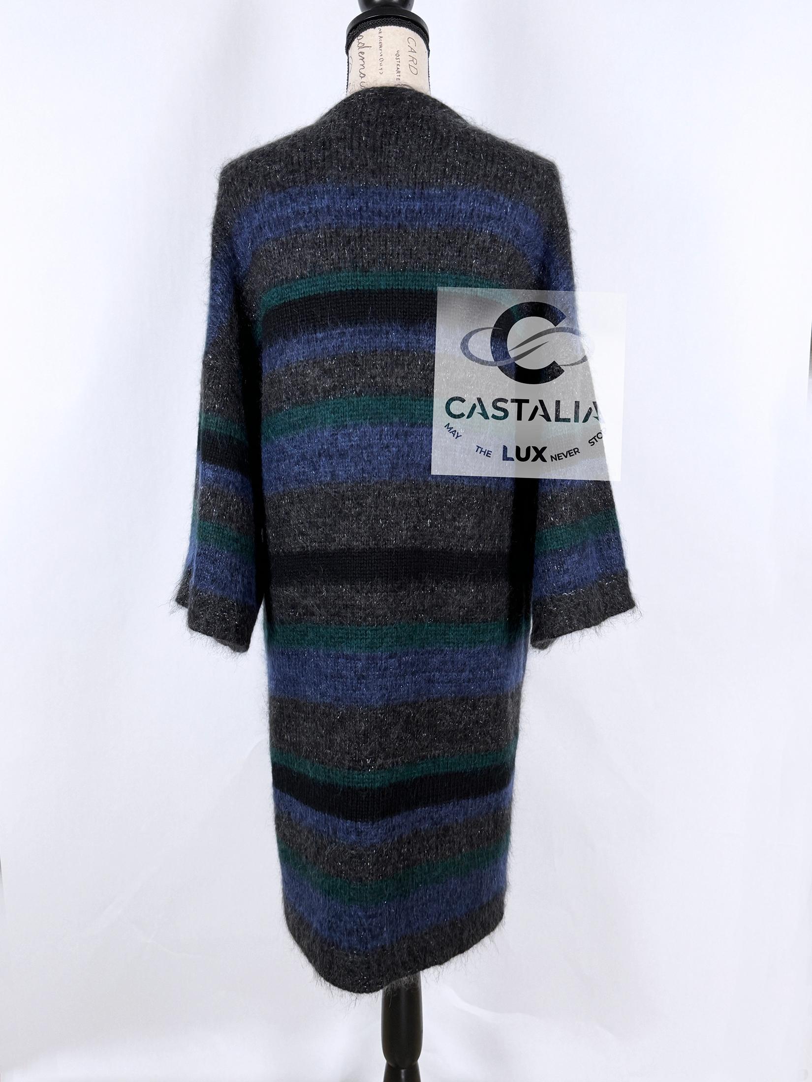 Chanel 8K$ New Paris / Edinburgh Runway Cashmere Coat 42 FR For Sale 6