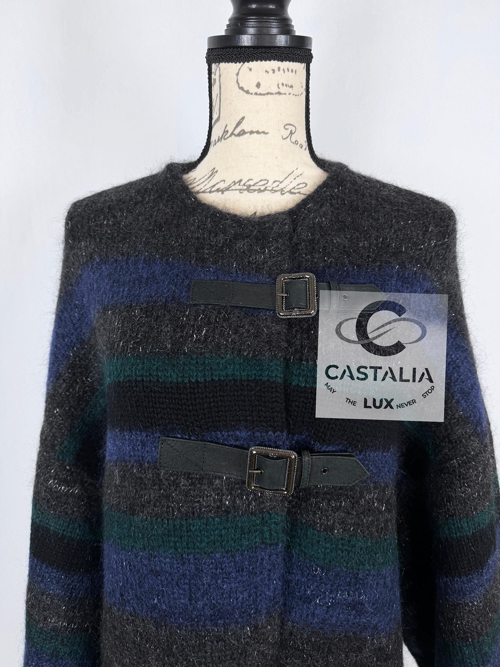 Chanel 8K$ New Paris / Edinburgh Runway Cashmere Coat 42 FR For Sale 7