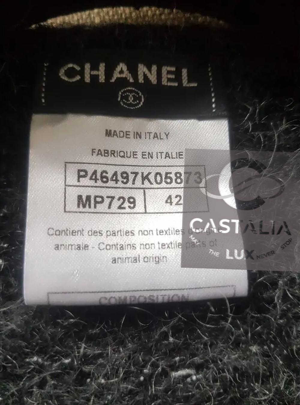 Chanel 8K$ New Paris / Edinburgh Runway Cashmere Coat 42 FR For Sale 10