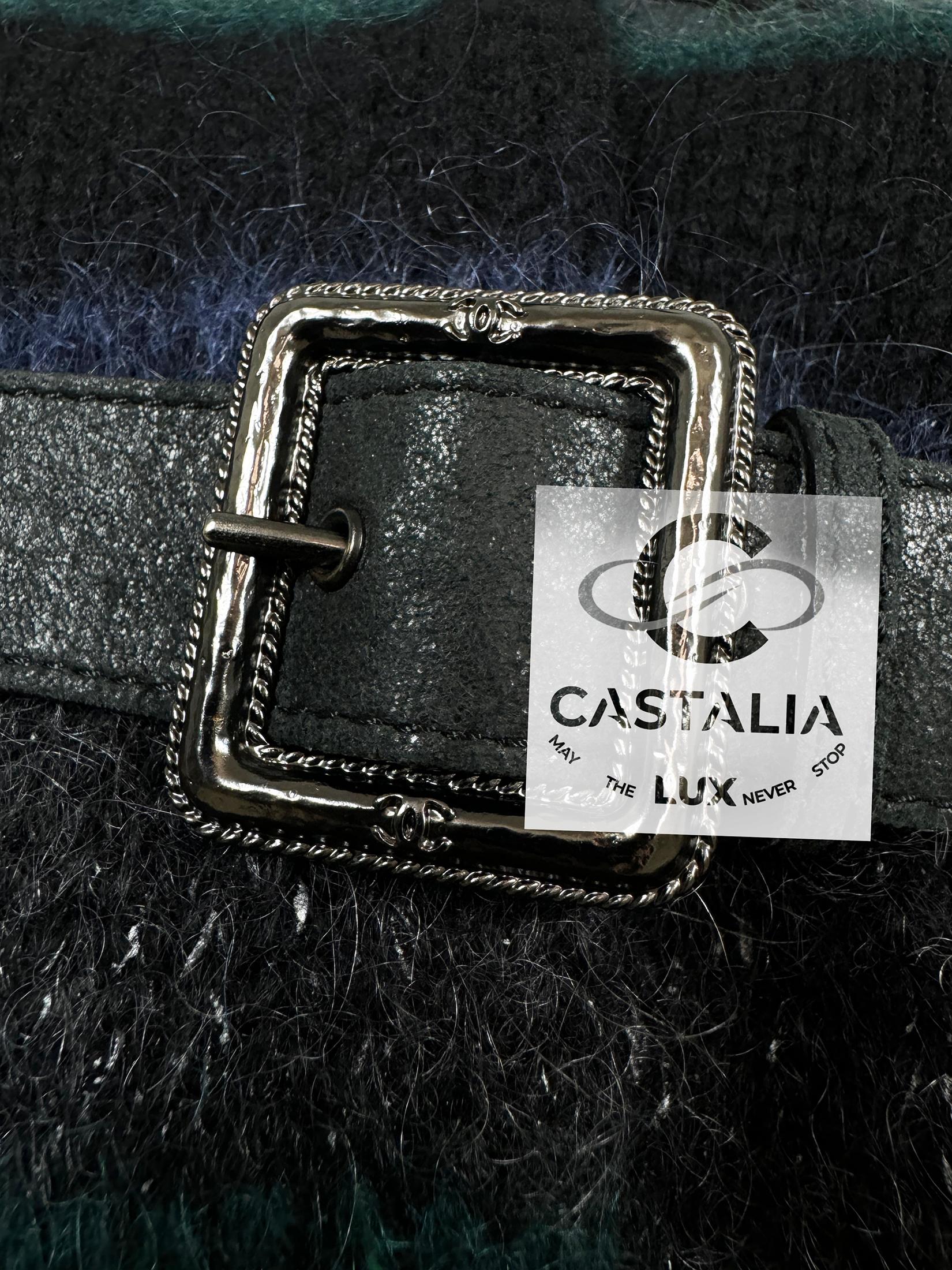 Chanel 8K$ New Paris / Edinburgh Runway Cashmere Coat 42 FR For Sale 2