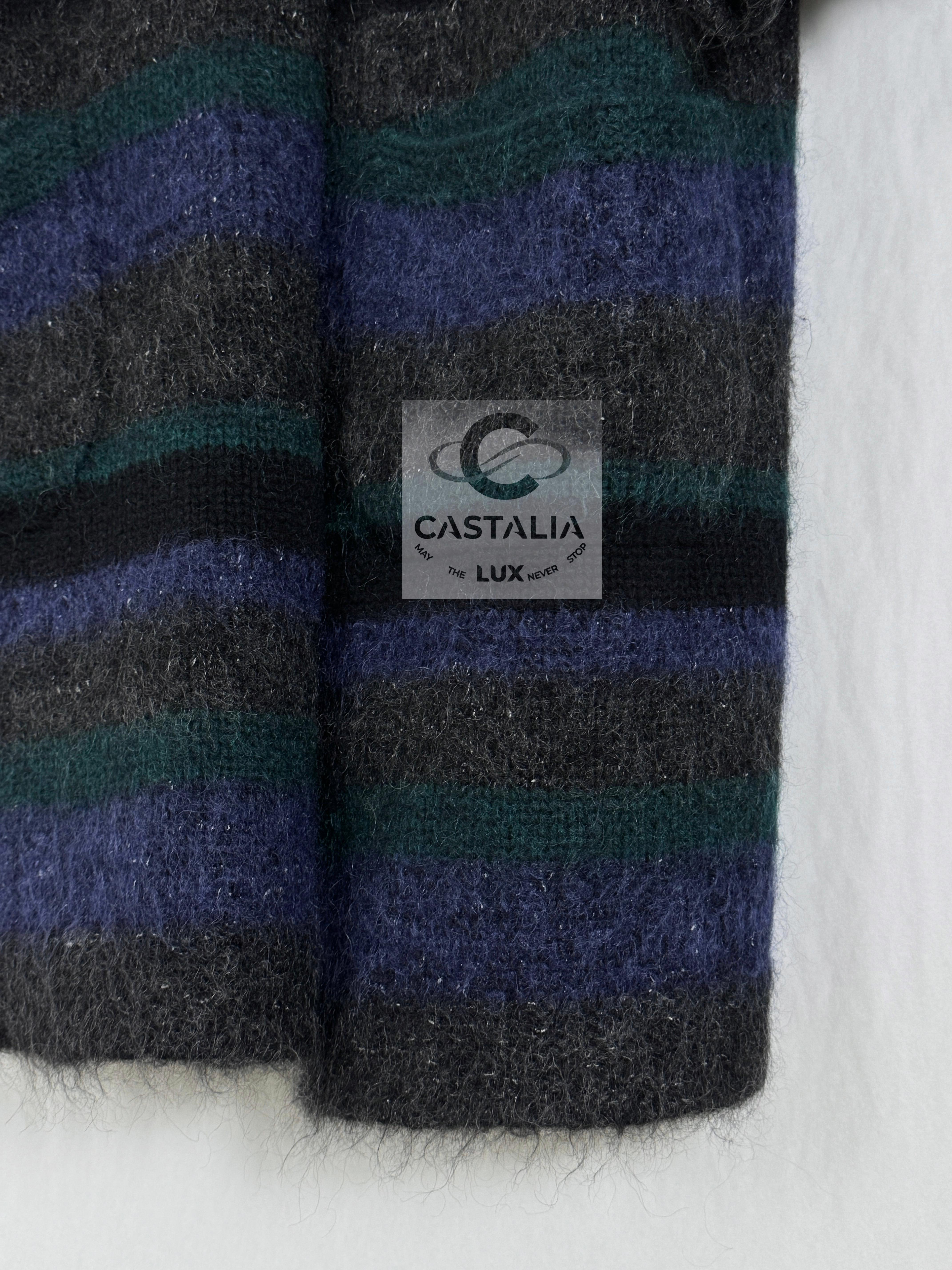Chanel 8K$ New Paris / Edinburgh Runway Cashmere Coat 42 FR For Sale 2