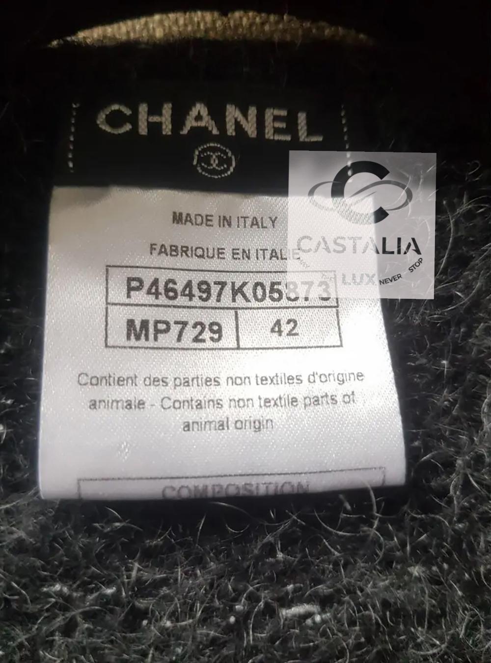 CHANEL 8K$ Nuevo París / Edinrbguh Abrigo relajado de cachemira 42 FR en venta 12