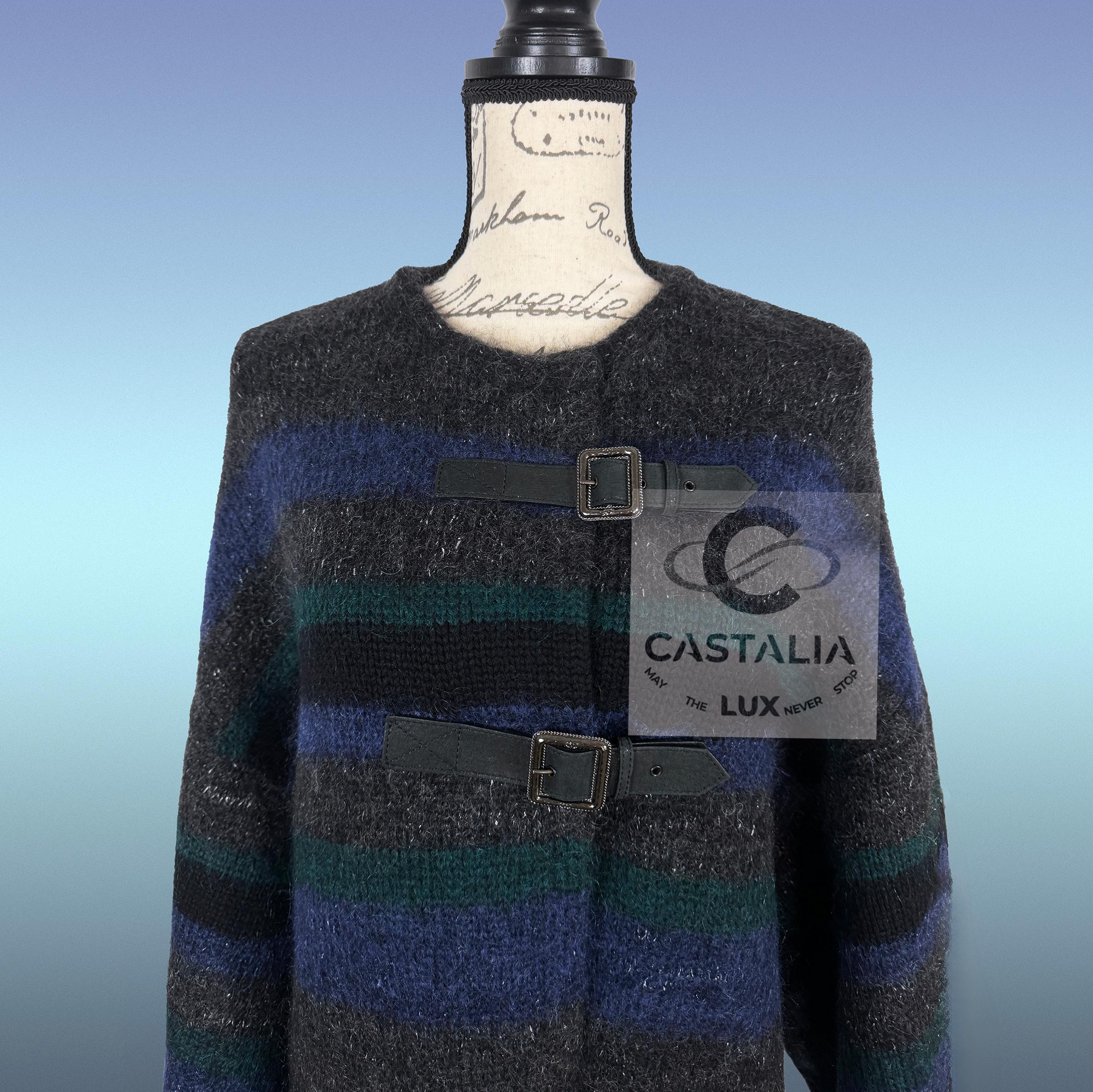 CHANEL 8K$ Nuevo París / Edinrbguh Abrigo relajado de cachemira 42 FR en venta 1