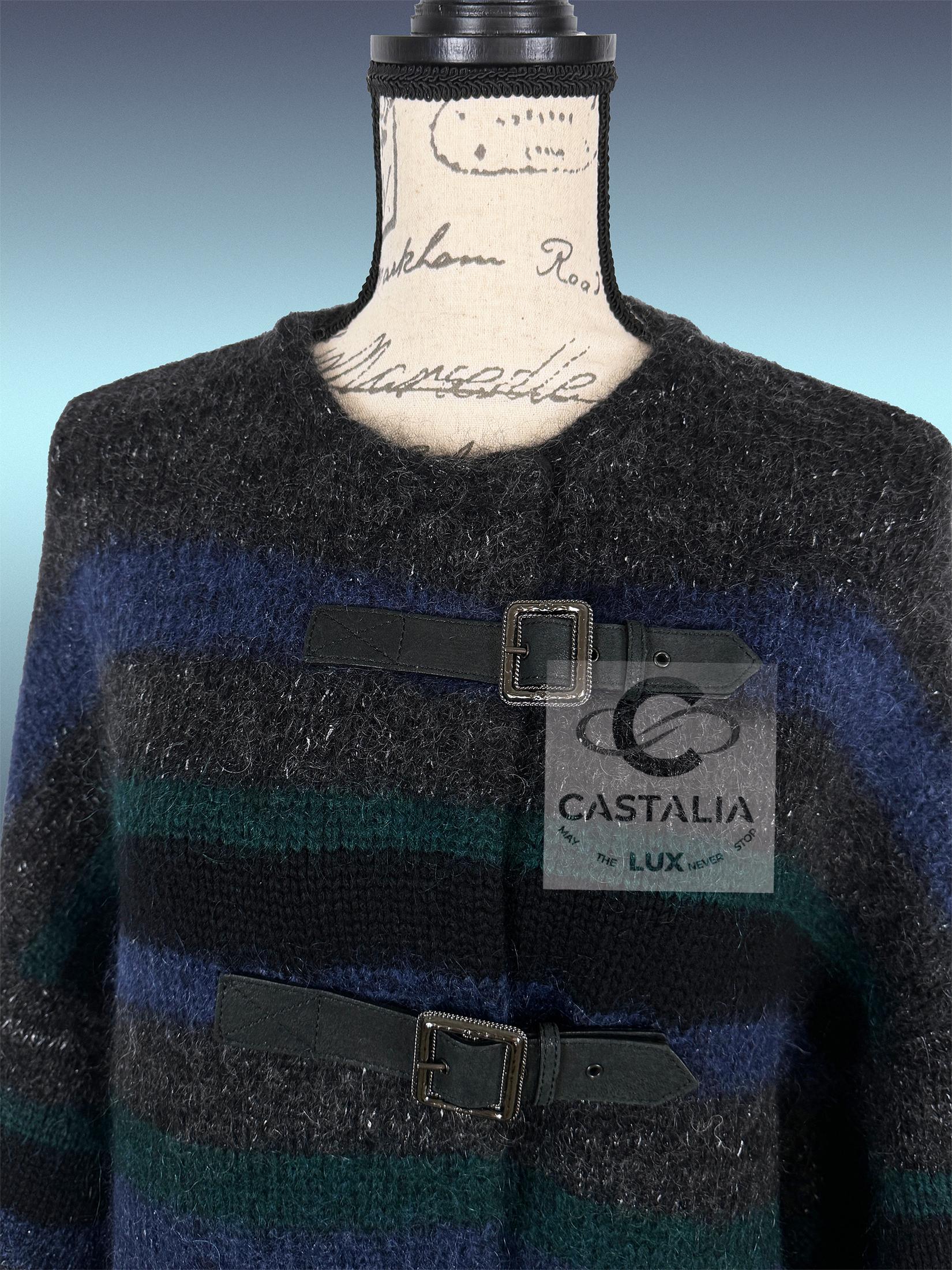 CHANEL 8K$ Nuevo París / Edinrbguh Abrigo relajado de cachemira 42 FR en venta 3