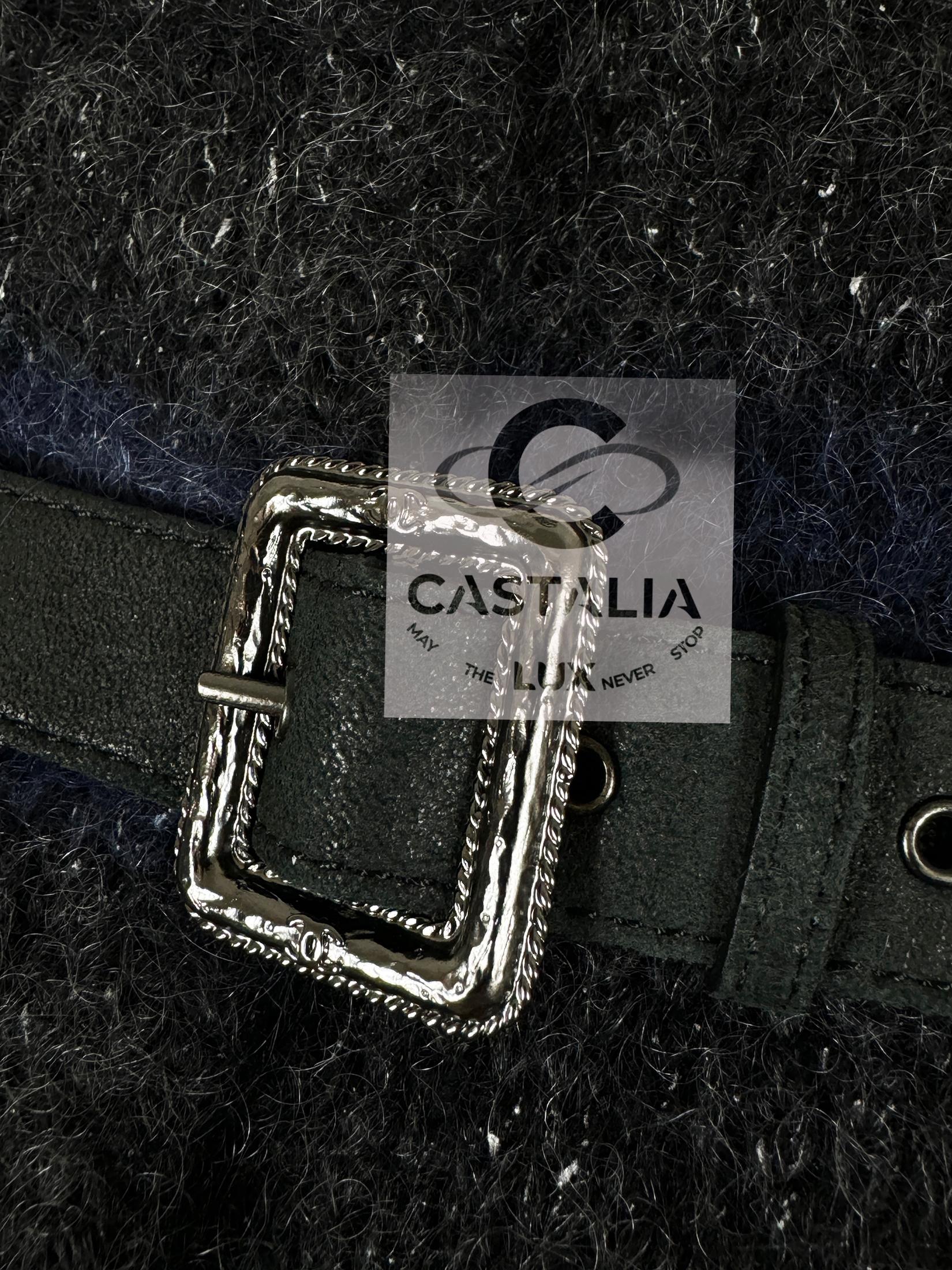 CHANEL 8K$ Nuevo París / Edinrbguh Abrigo relajado de cachemira 42 FR en venta 4