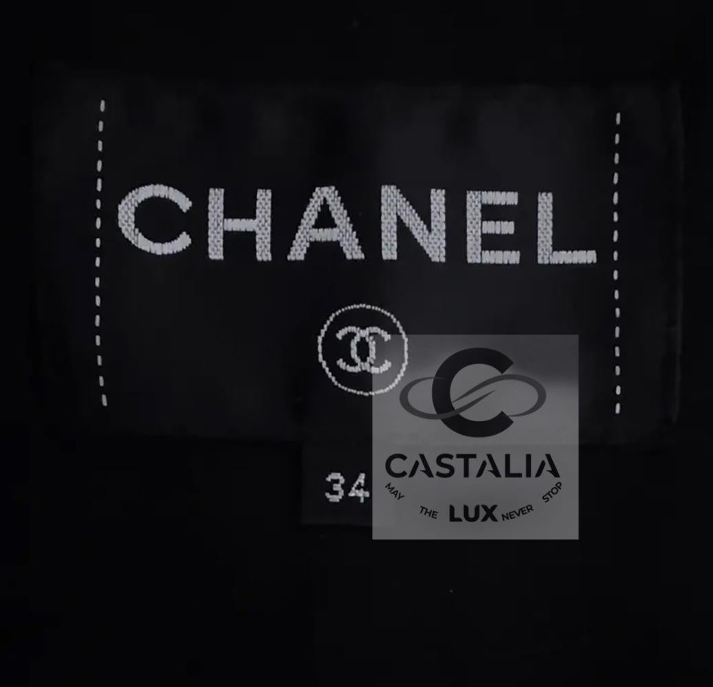 CHANEL 8K$ New Paris / Rom Tweed Kleid 36 FR im Angebot 10