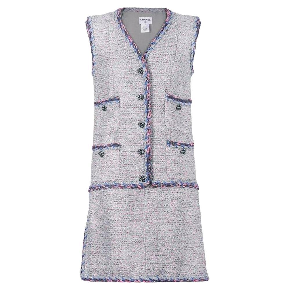 Chanel 8K$ Nuovo abito in tweed da passerella 40 FR in vendita
