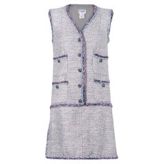 Chanel 8K$ Neues Laufsteg-Tweedkleid aus Tweed