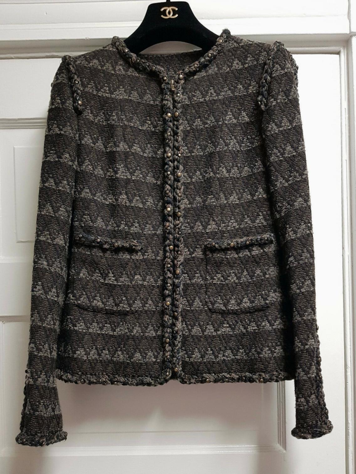 Chanel 8K$ Paris / Dallas CC Buttons Tweed Jacket 2