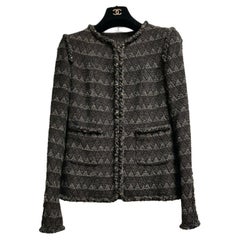 Chanel 8K$ Paris / Dallas CC Tweed-Jacke mit Knöpfen aus Tweed