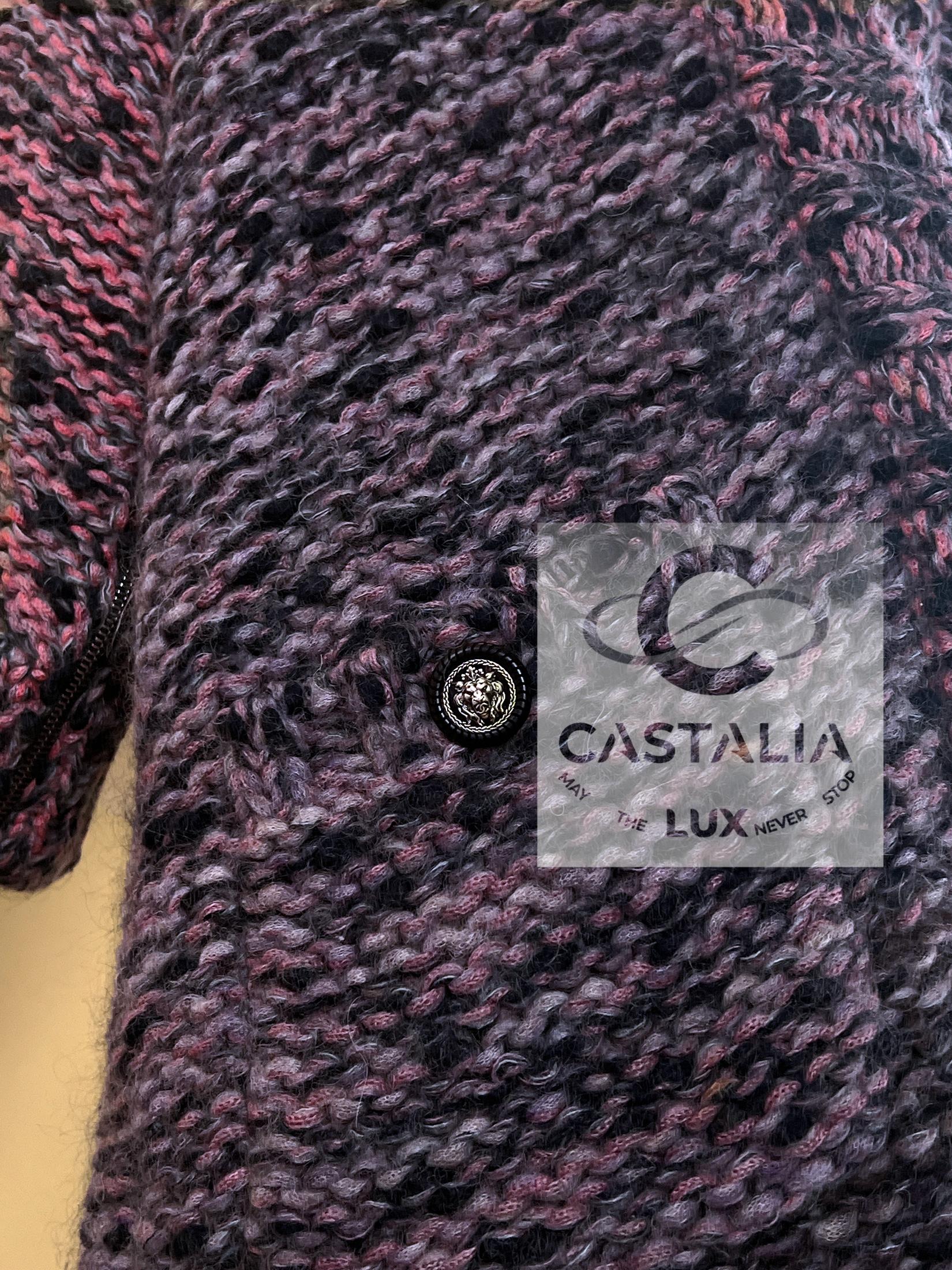 Chanel 8K$ Parigi / Edimburgo Cappotto in bouclè rilassato 34 FR in vendita 6