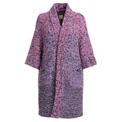 CHANEL 8K$ Paris / Edinburgh Relaxed Boucle Coat 34 FR