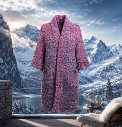 CHANEL 8K$ Paris / Edinburgh Relaxed Boucle Coat 34 FR